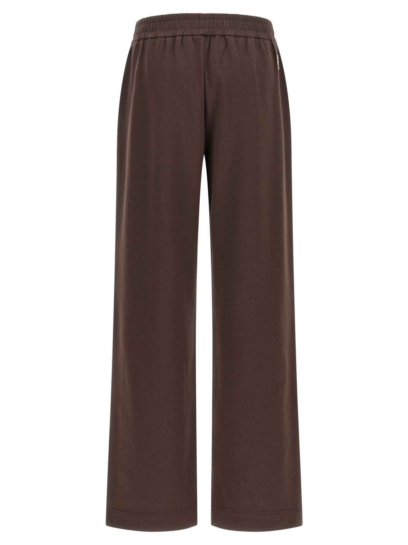 Moncler Brown Cotton Joggers (Workout Pants)