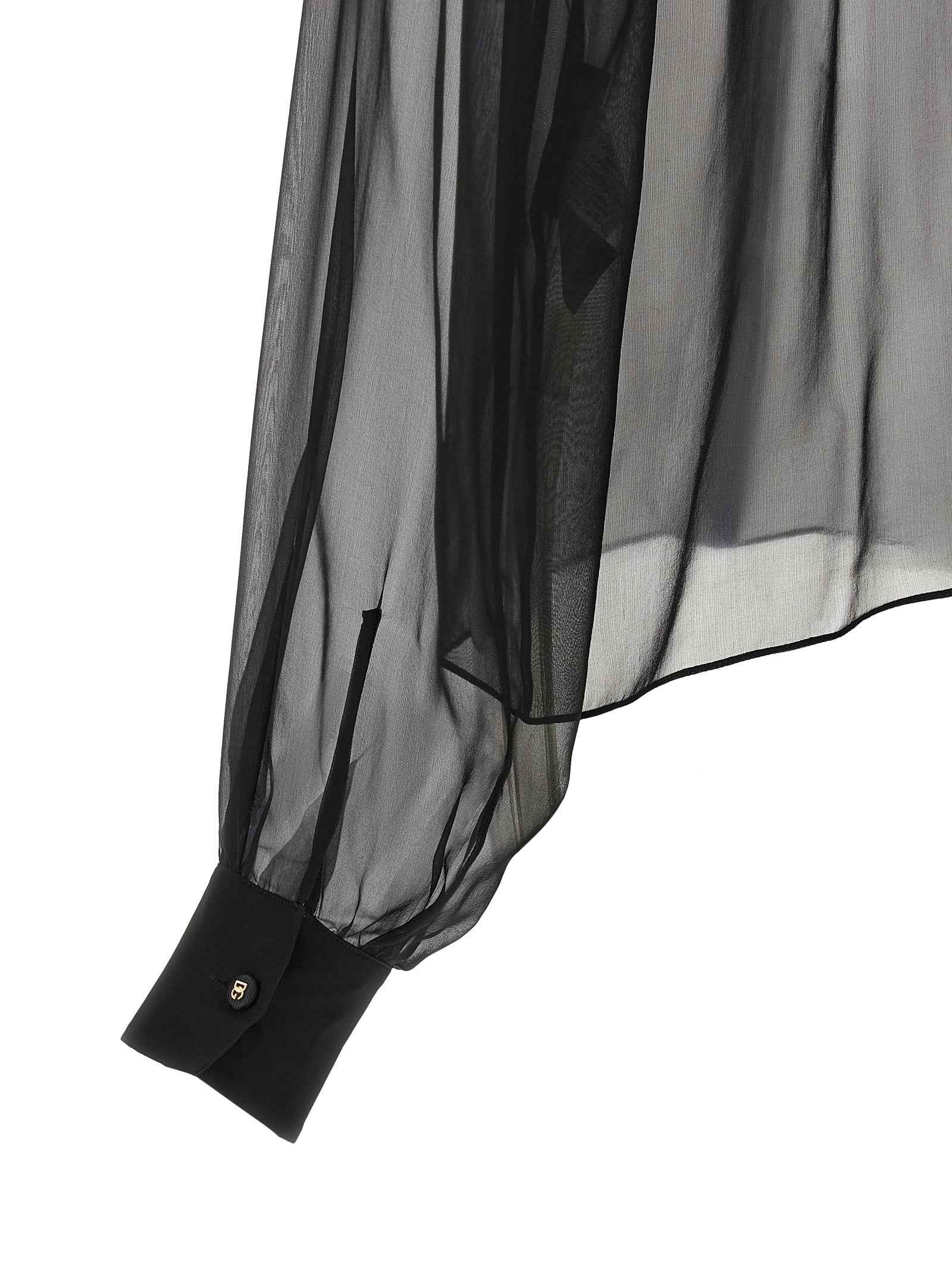 Dolce & Gabbana Black Silk Blouse