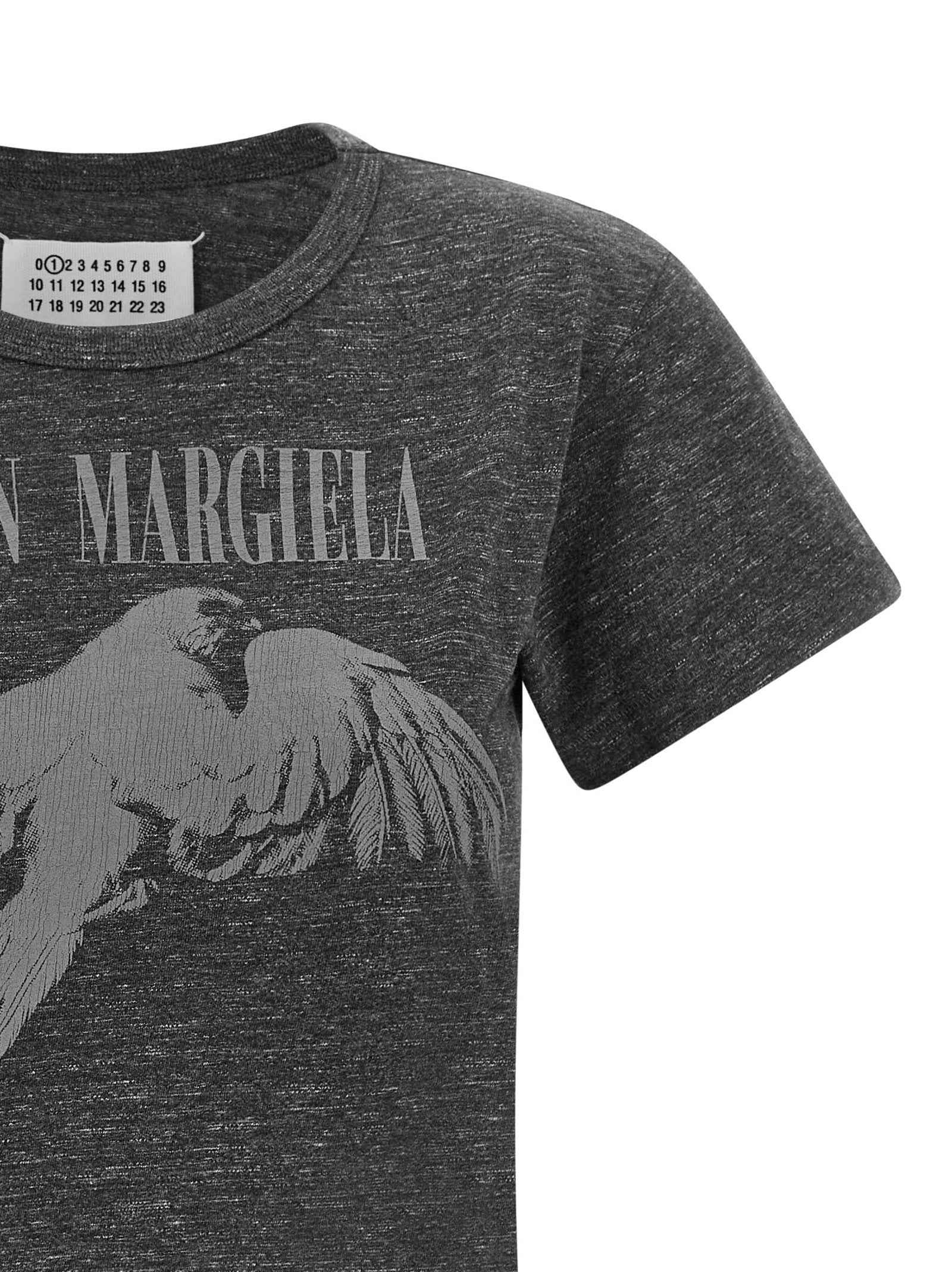 Maison Margiela Gray Cotton T-Shirt