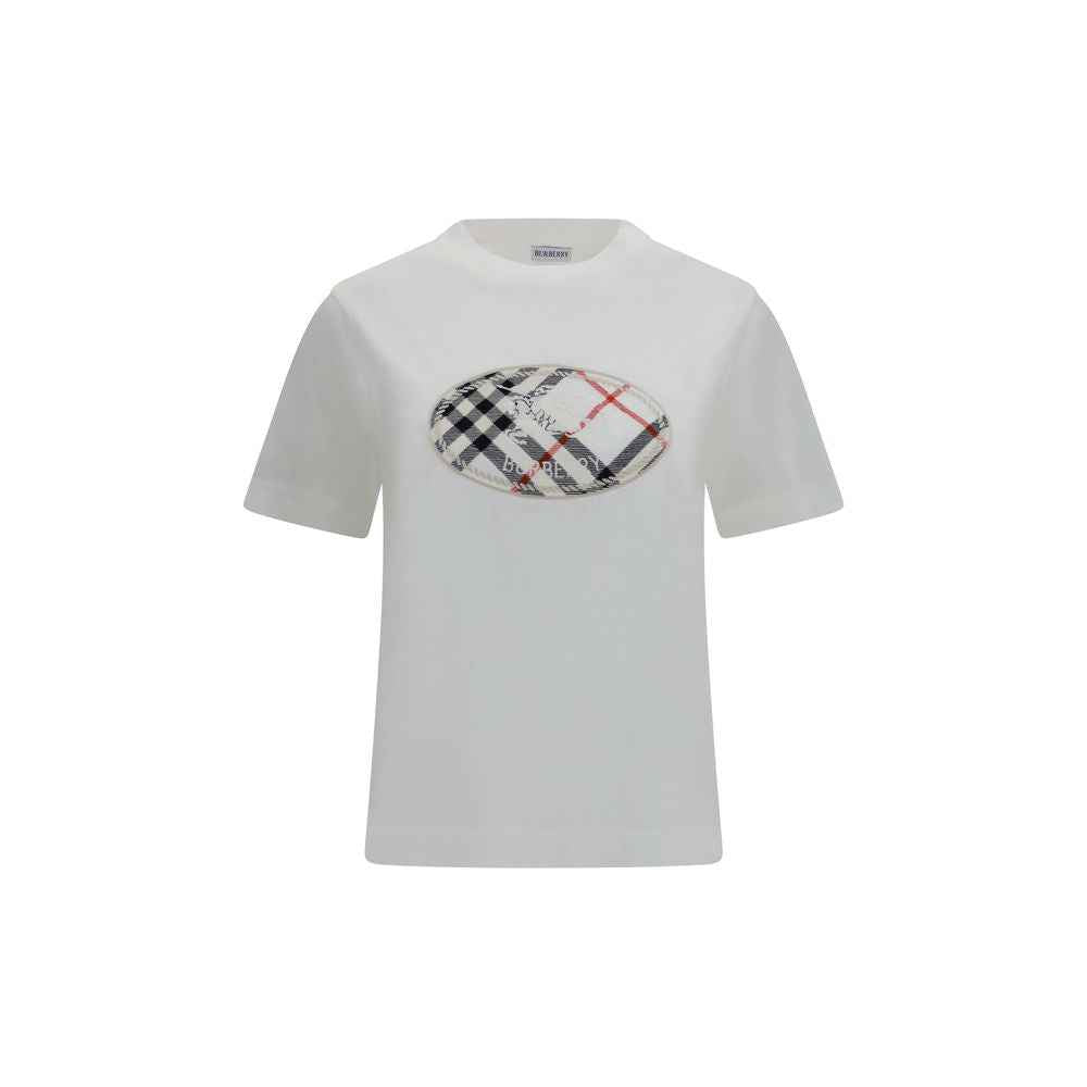 Burberry White Cotton T-Shirt