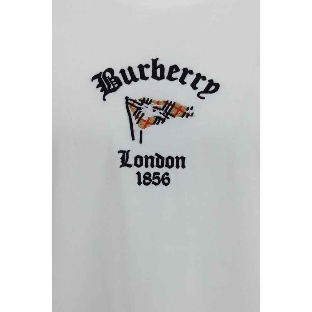 Burberry White Cotton T-Shirt
