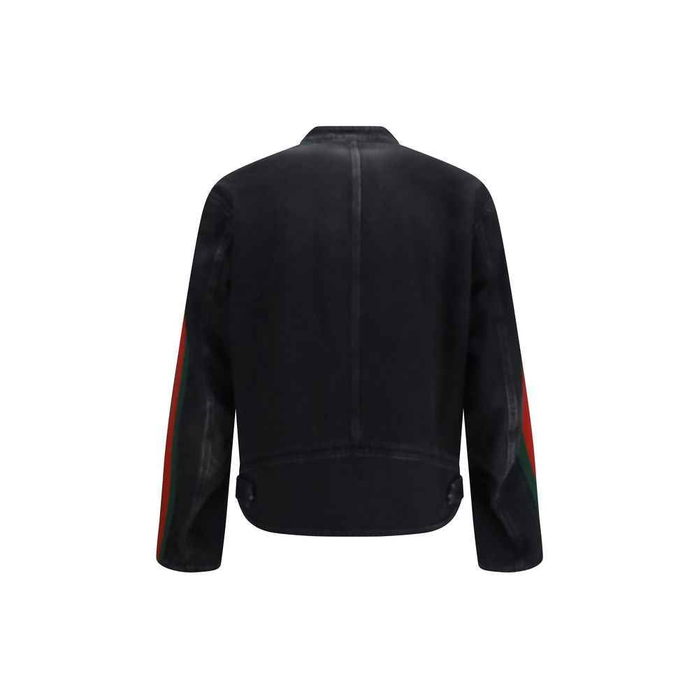 Gucci Black Cotton Biker Jacket
