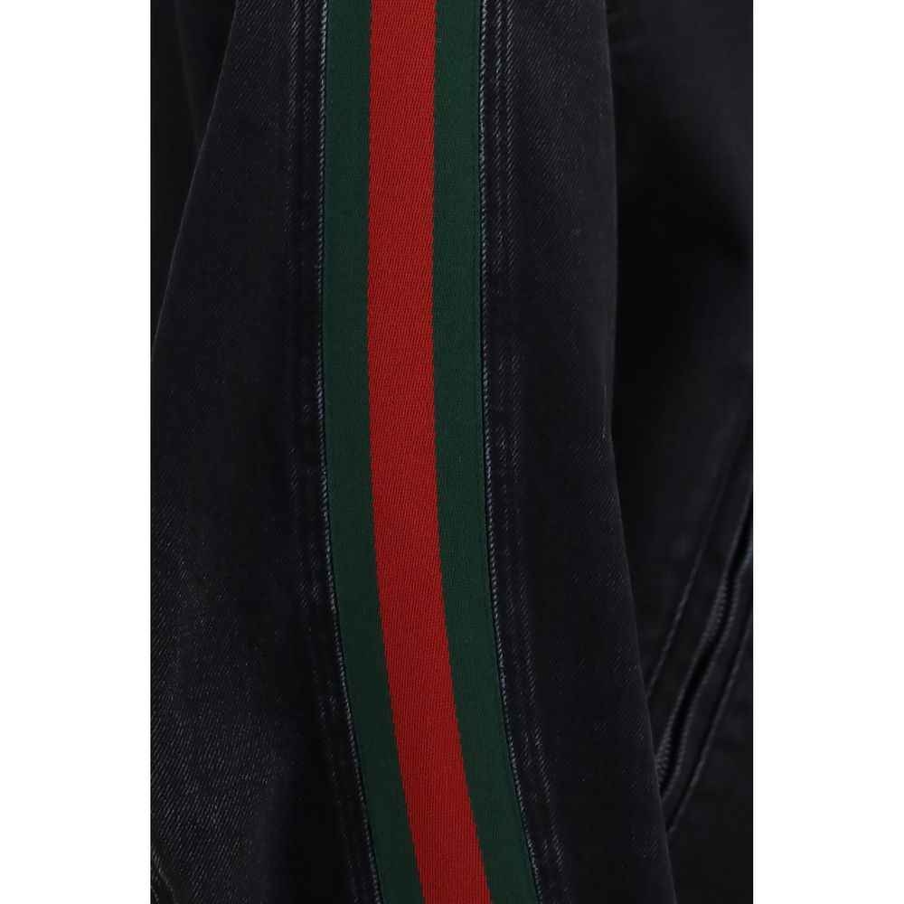 Gucci Black Cotton Biker Jacket