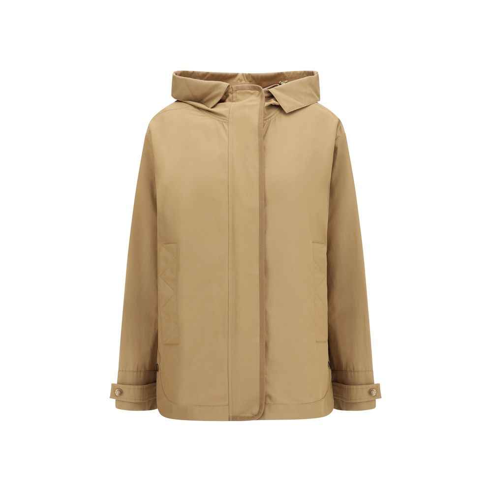 Moncler Beige Polyamide Shell Jacket