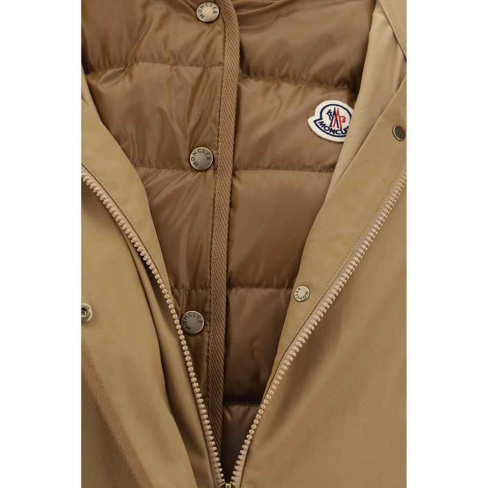 Moncler Beige Polyamide Shell Jacket