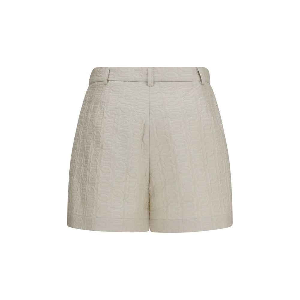 Moncler Beige Polyamide Bermuda Shorts