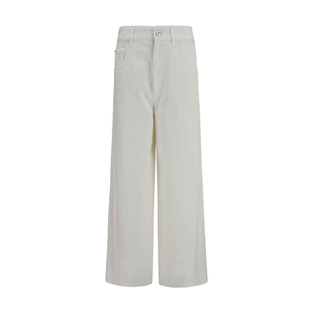Brunello Cucinelli Beige Cotton Jeans Denim