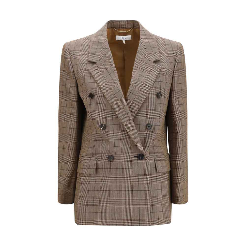 Chloé Beige Wool Oves Aries Blazer