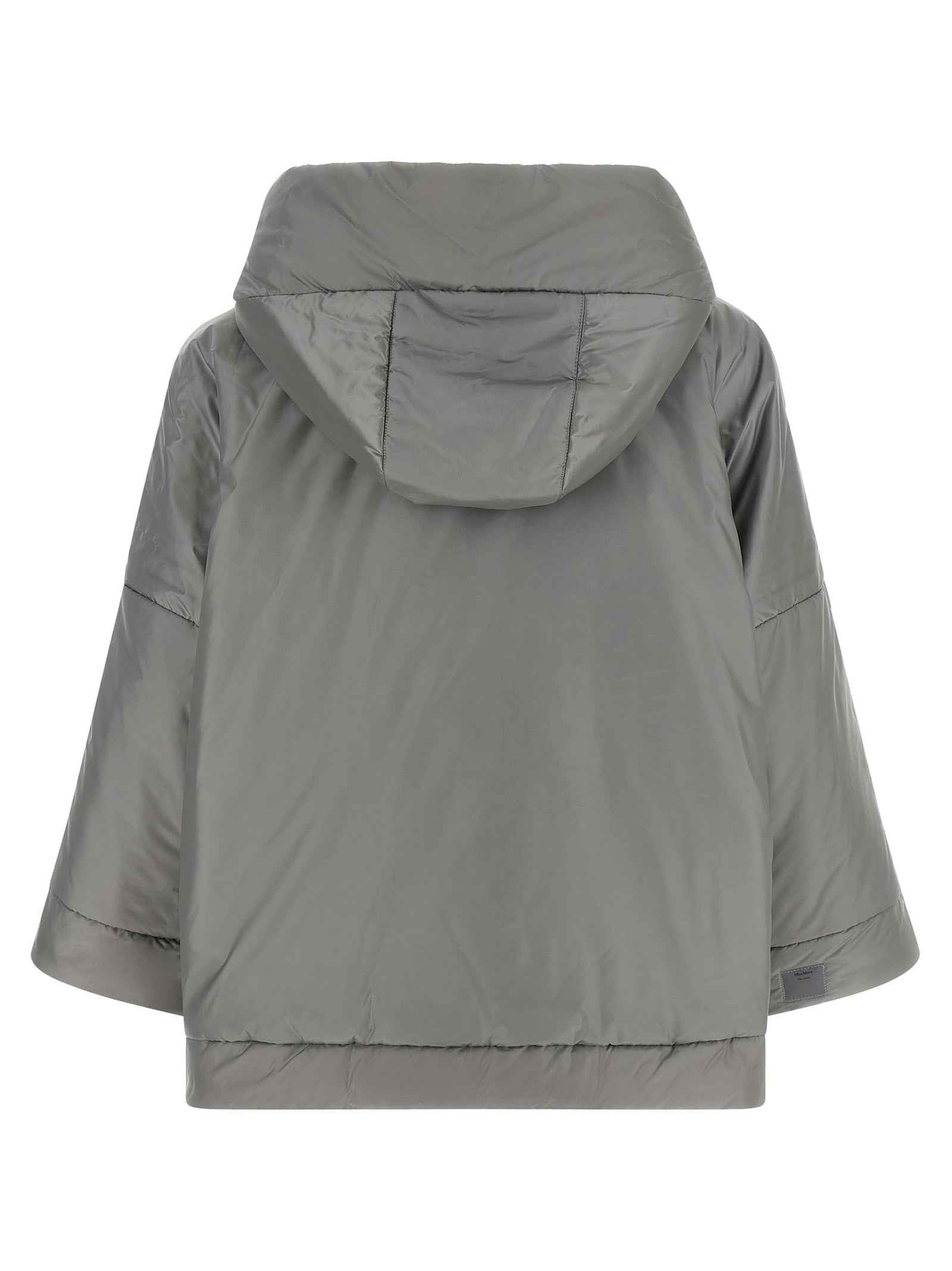 Max Mara Gray Polyester Shell Jacket