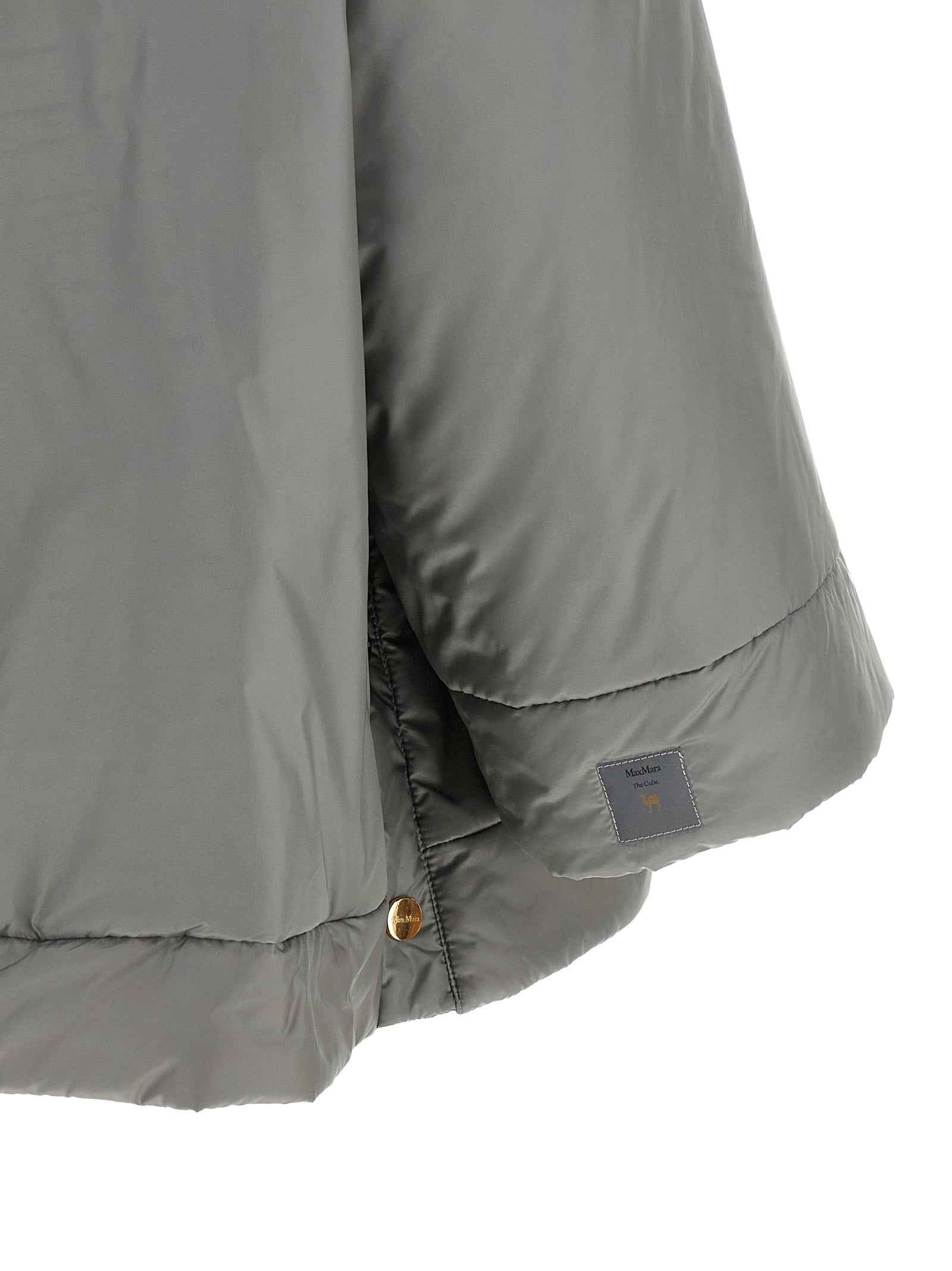 Max Mara Gray Polyester Shell Jacket