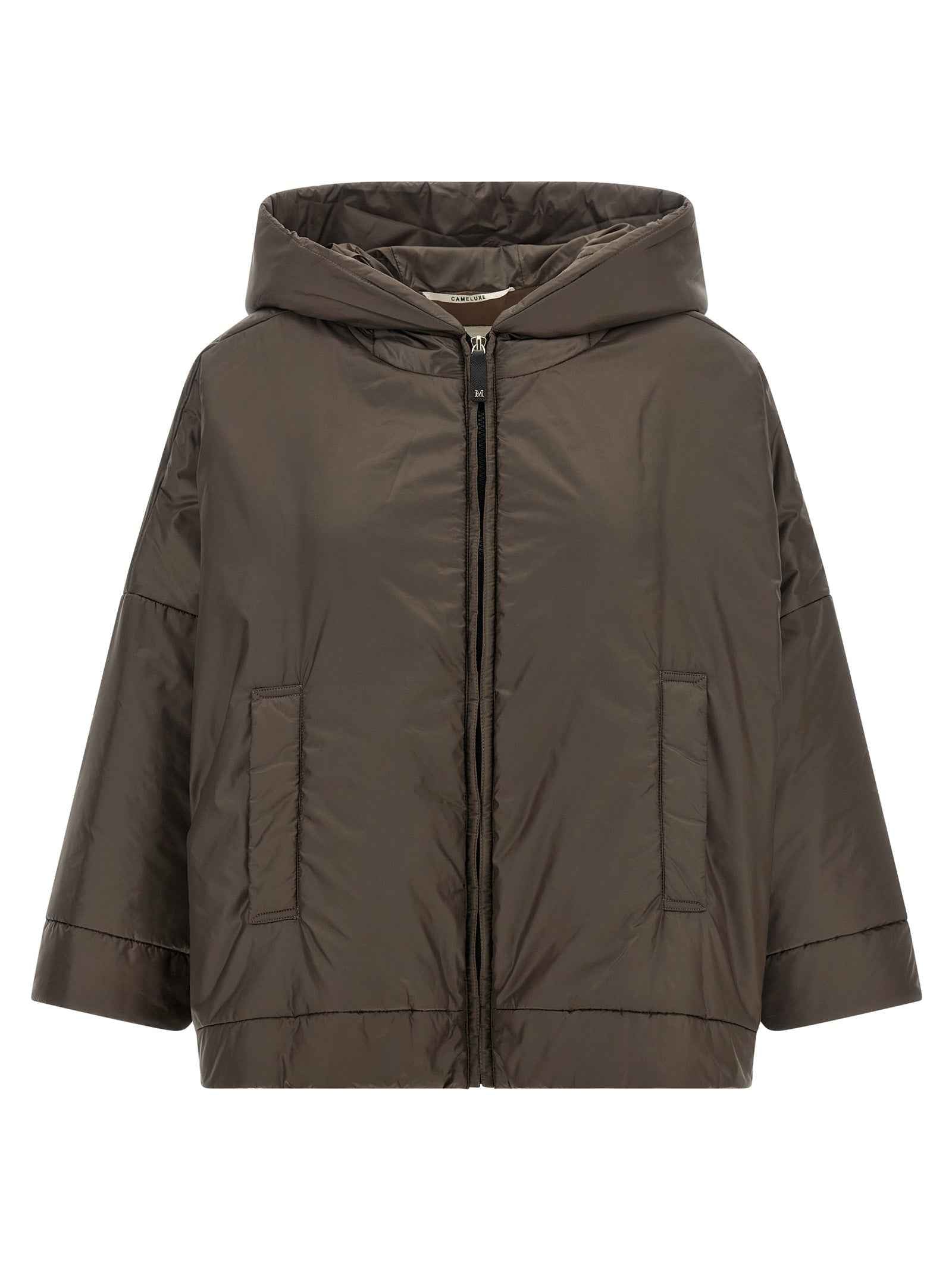 Max Mara Brown Polyester Shell Jacket