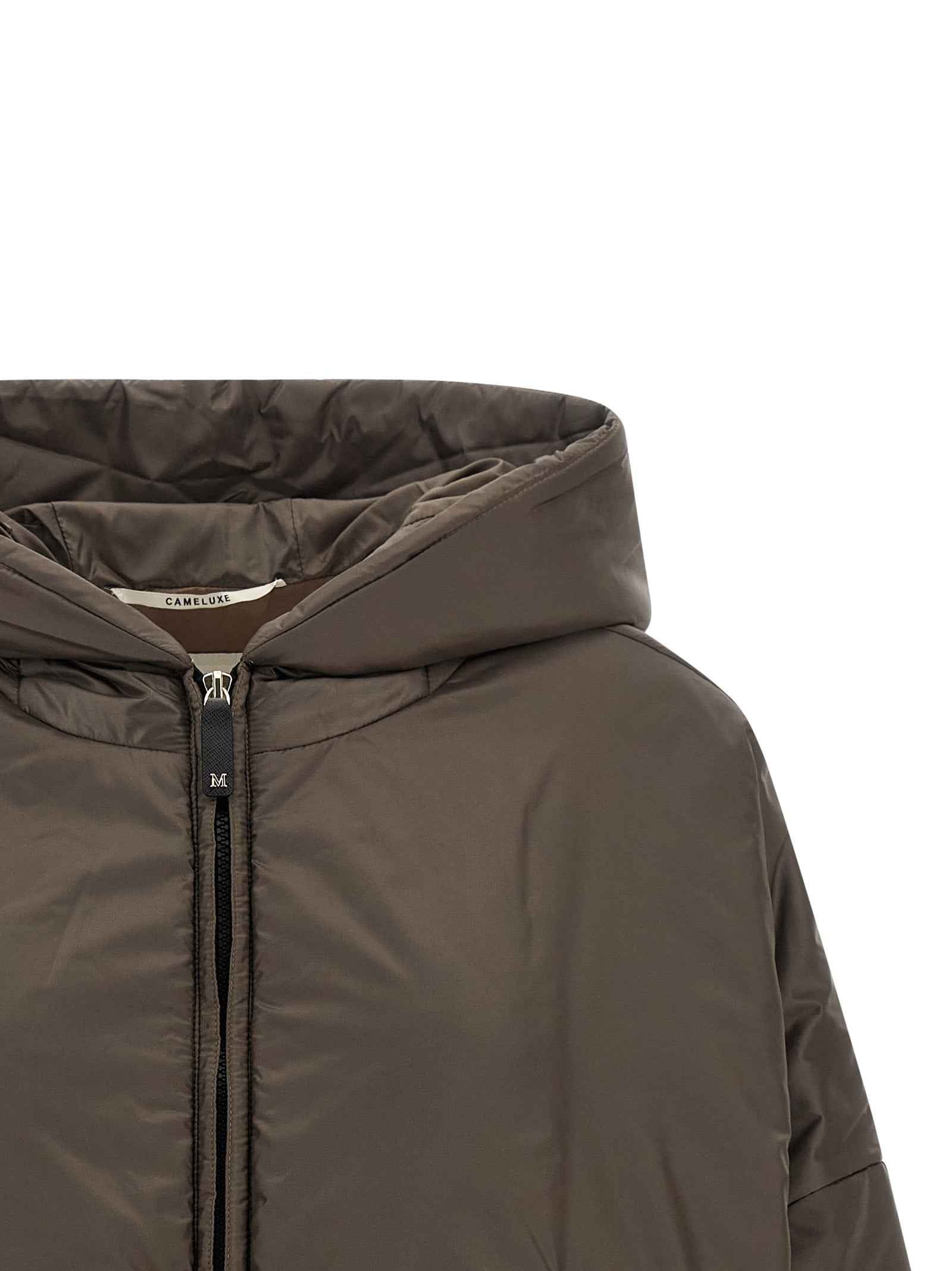 Max Mara Brown Polyester Shell Jacket