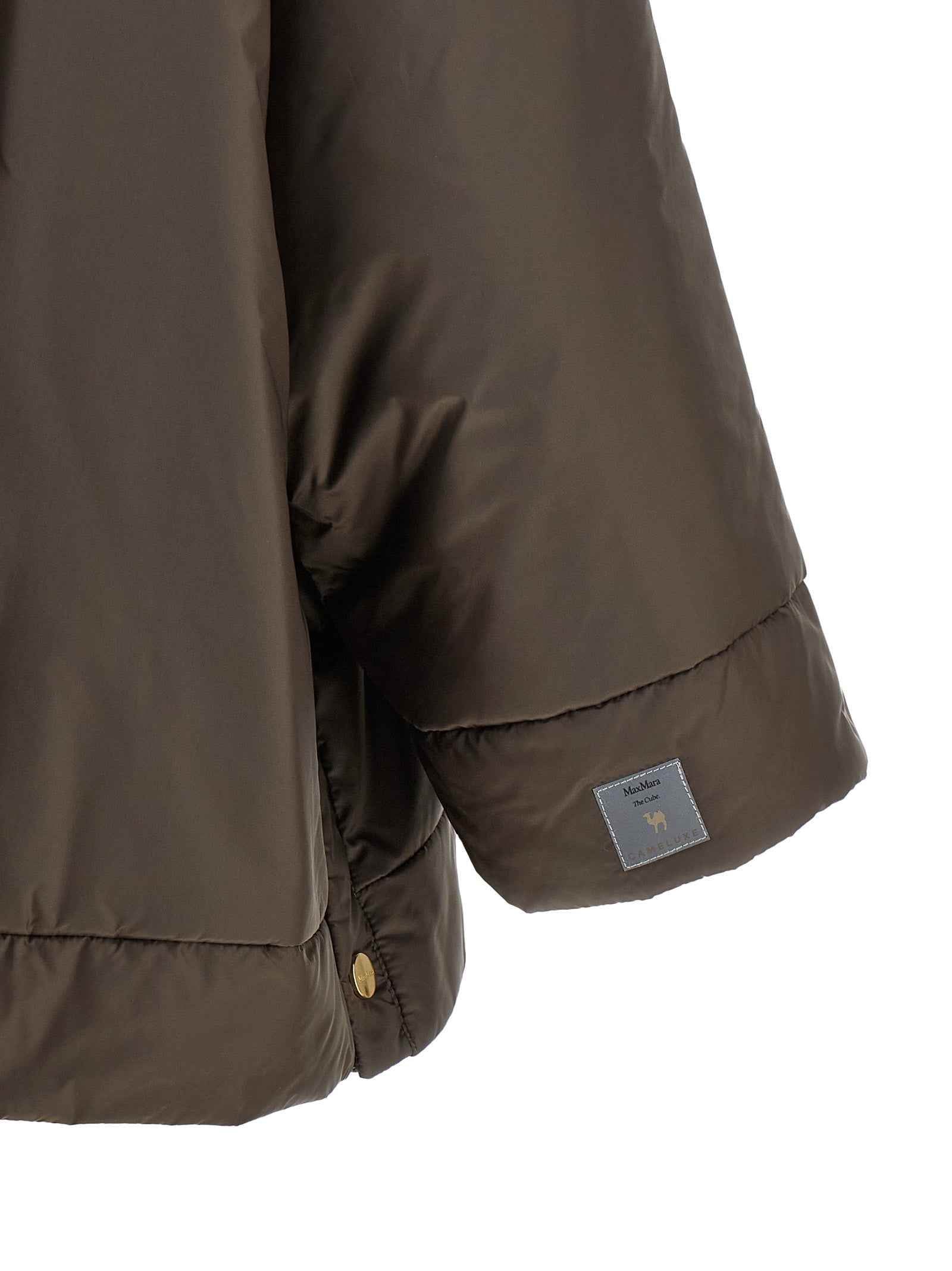 Max Mara Brown Polyester Shell Jacket