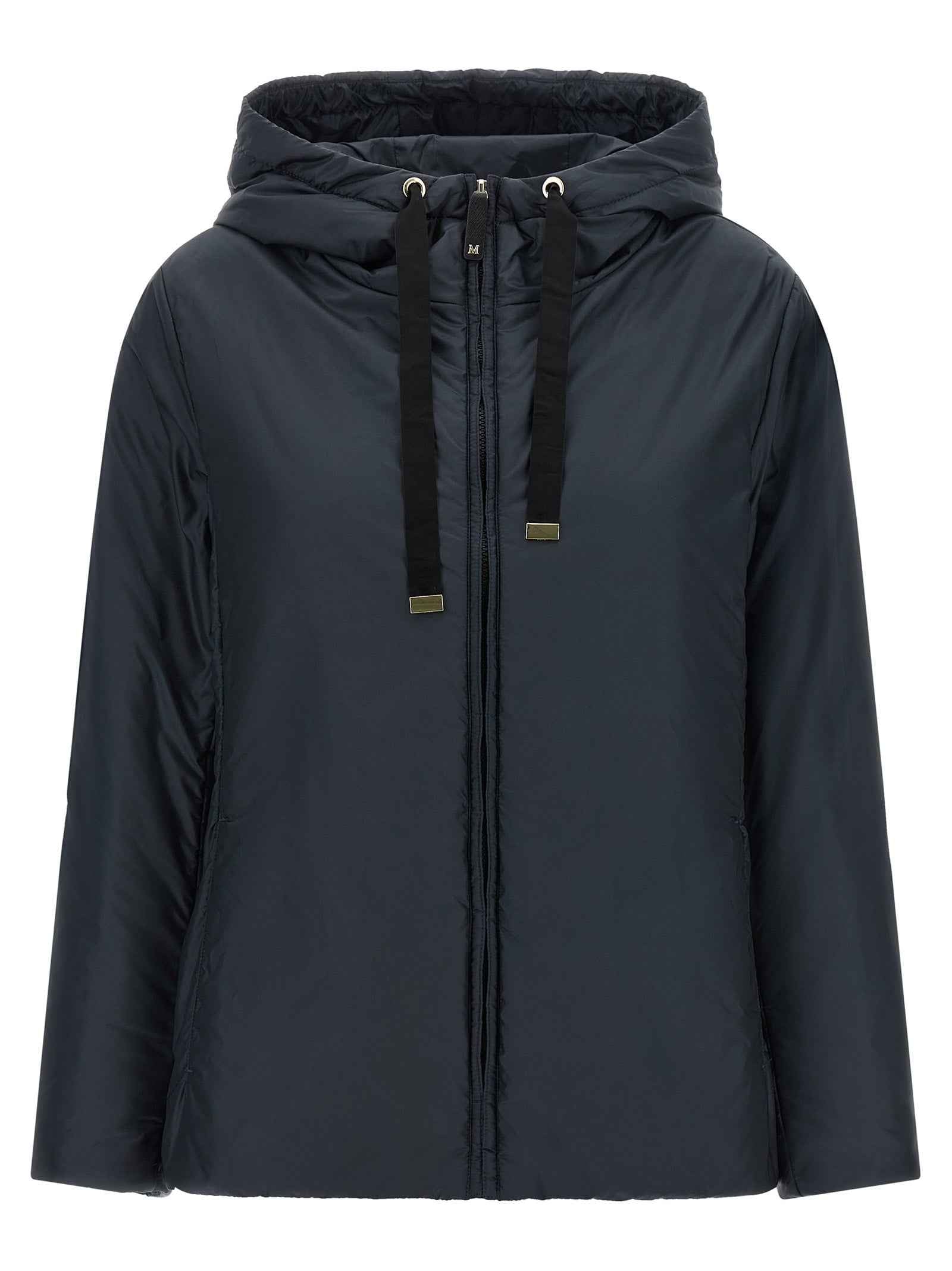 Max Mara Blue Polyester Shell Jacket