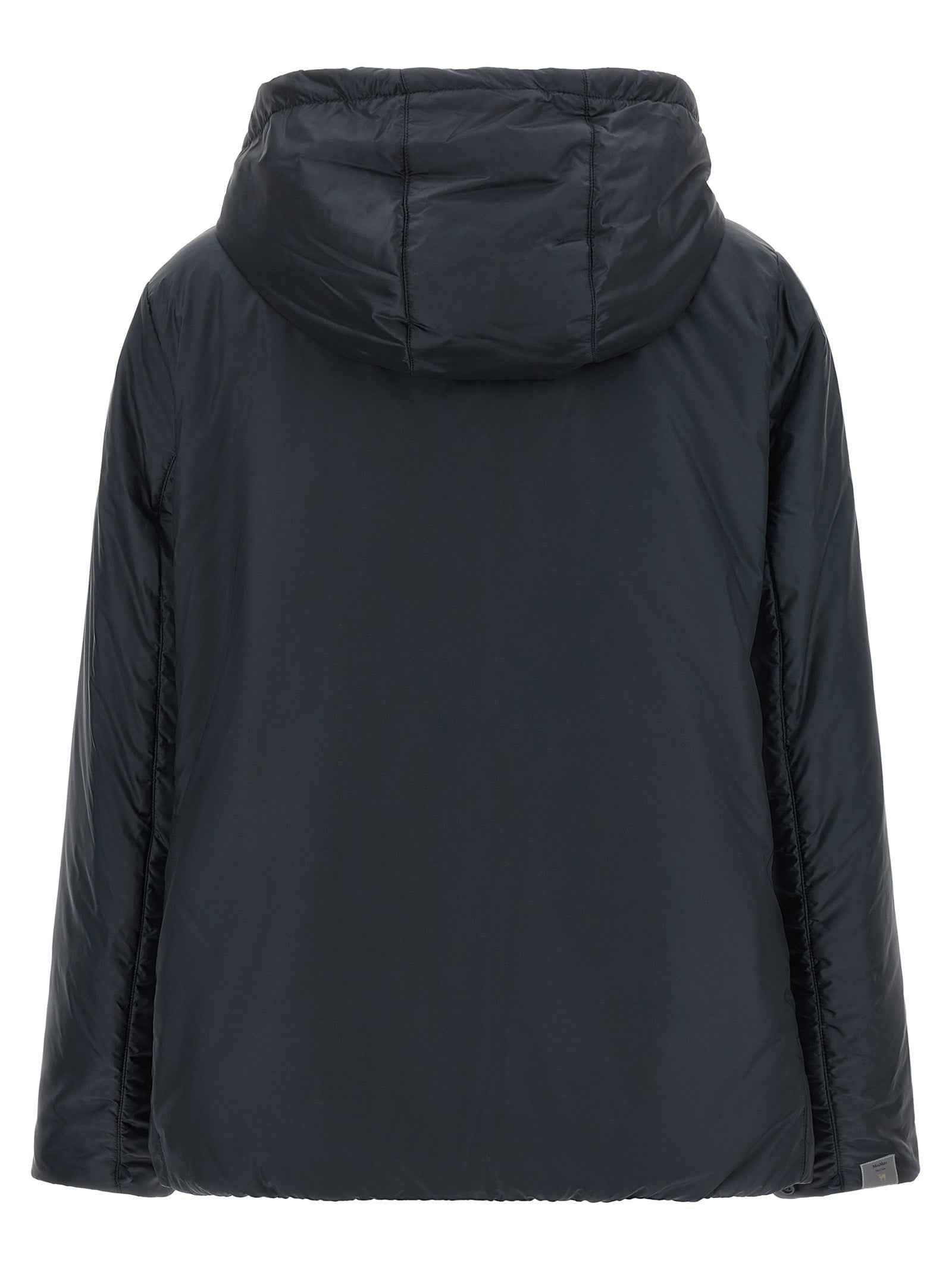 Max Mara Blue Polyester Shell Jacket