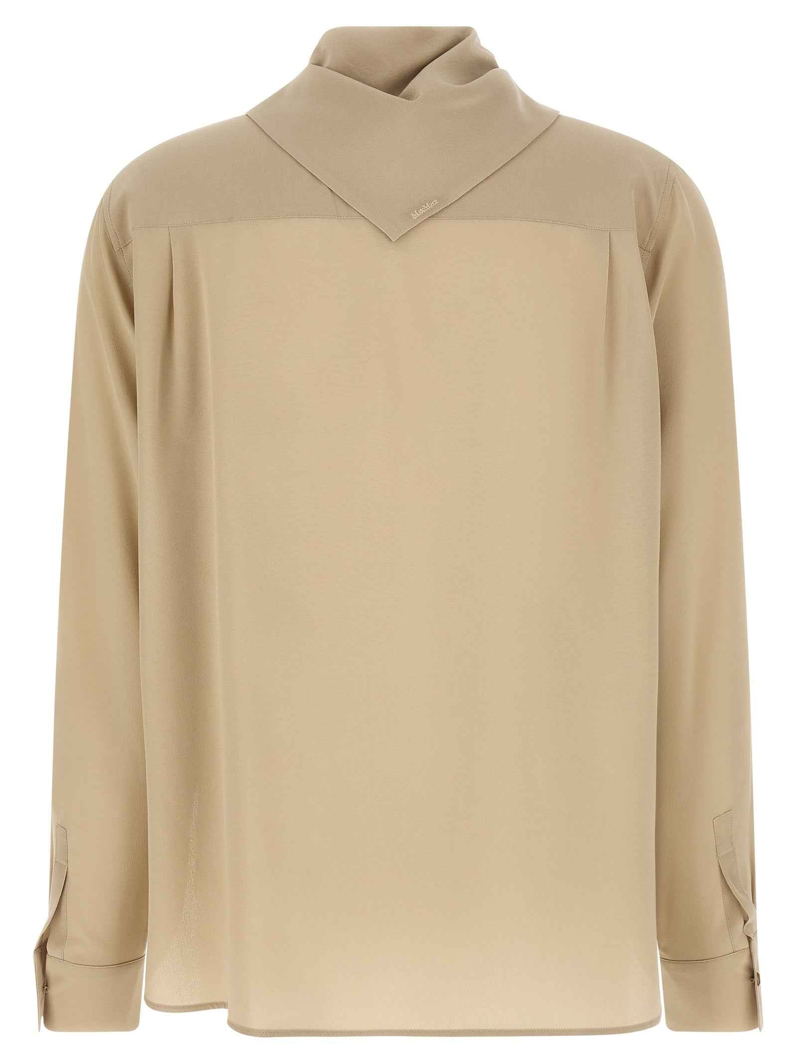 Max Mara Beige Silk Blouse