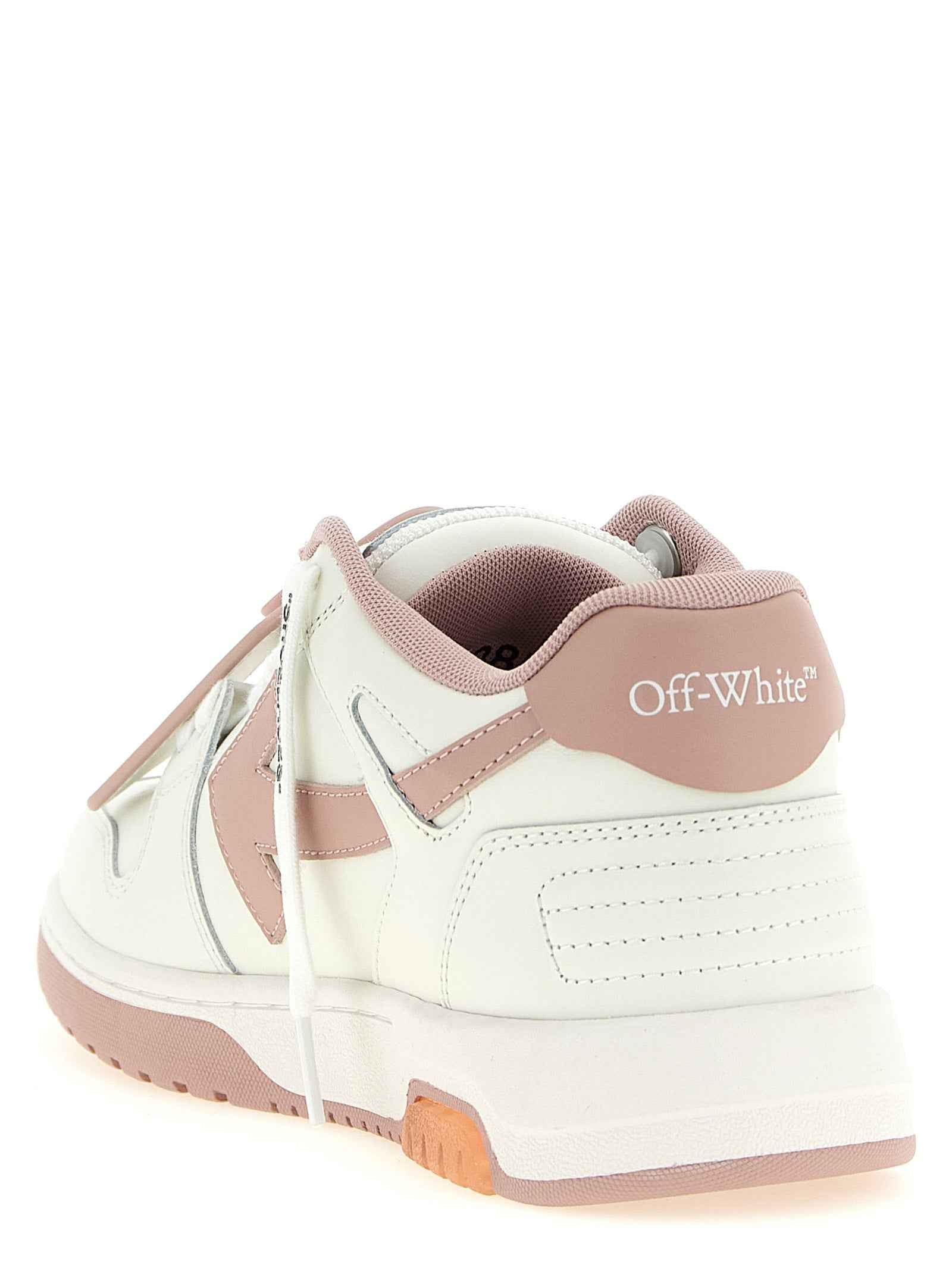 Off-White Multicolor Calfskin Athletic Sneakers