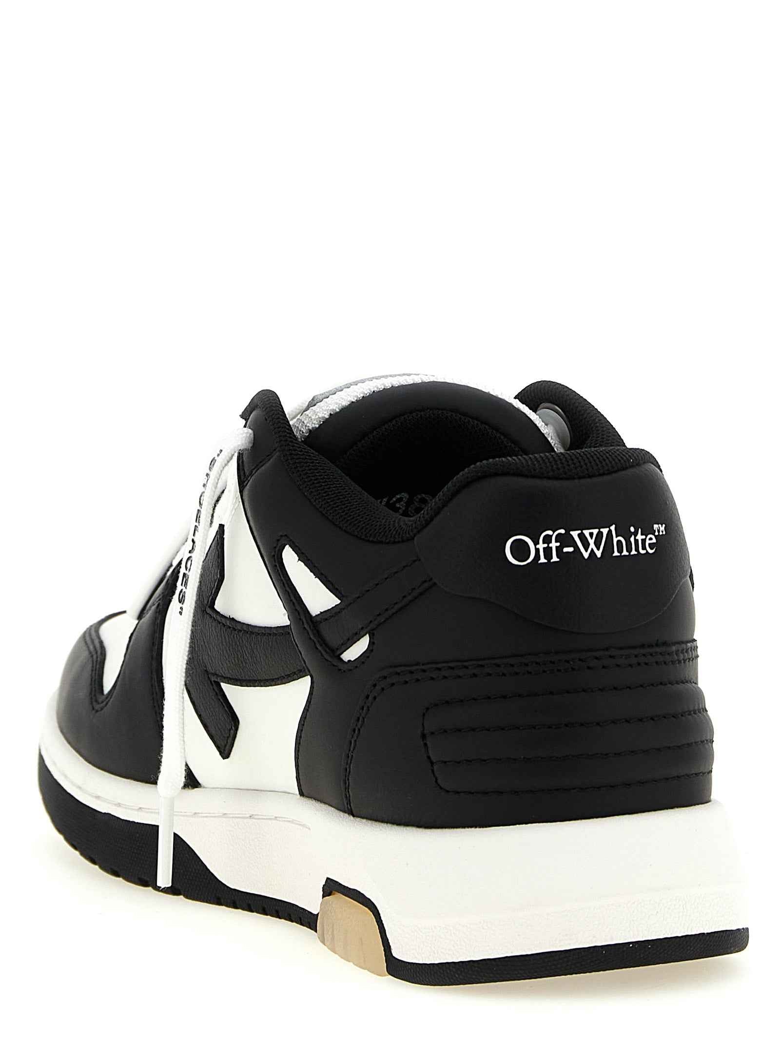 Off-White Bicolor Calfskin Low Top Sneakers