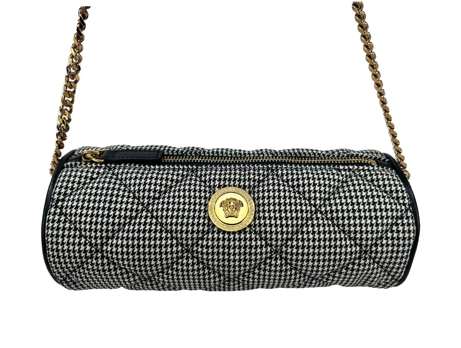 Versace Medusa Quilted Evening Sling Crossbody Bag
