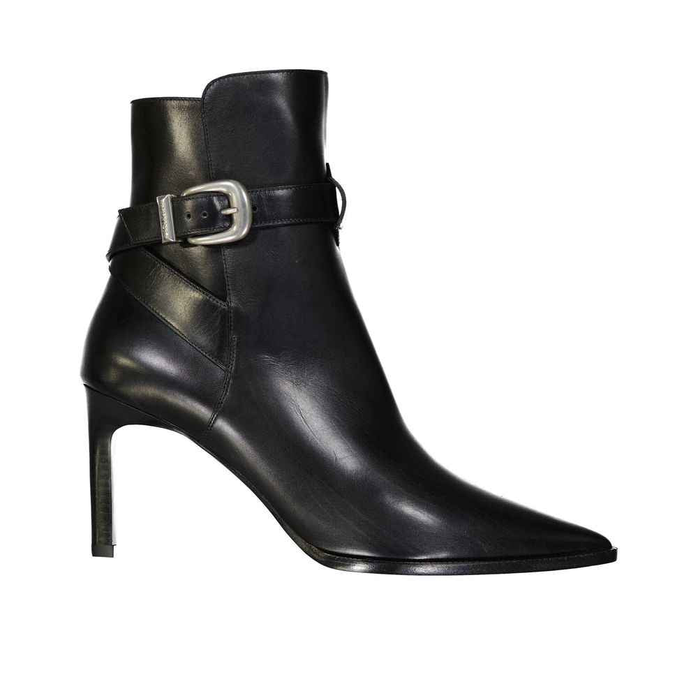 Celine Black Calfskin High Heel Boots