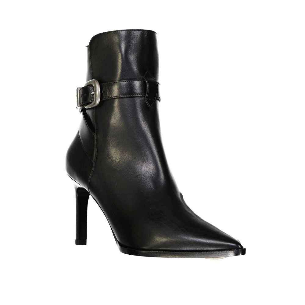 Celine Black Calfskin High Heel Boots