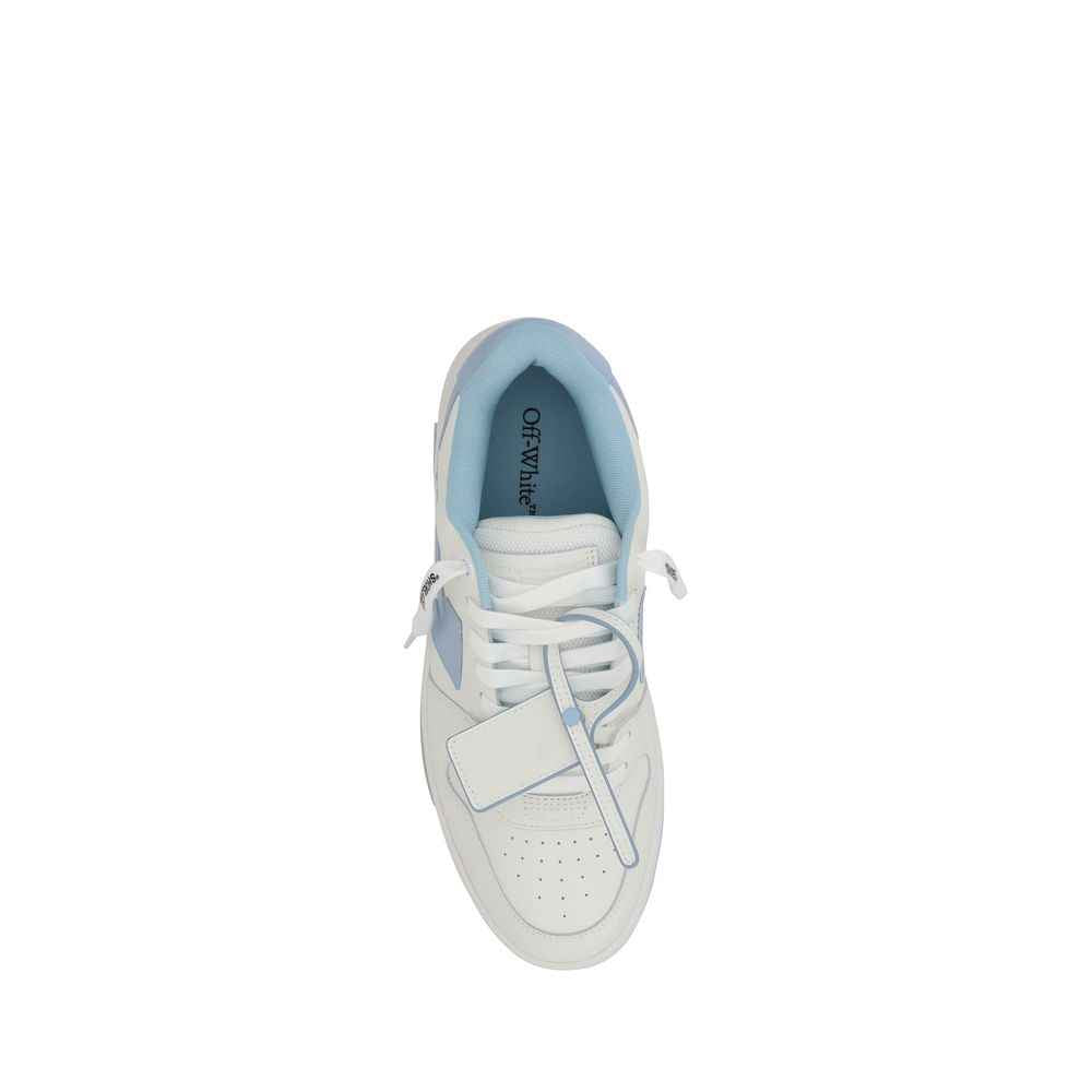 Off-White White Calf Leather Bos Taurus Athletic Sneakers