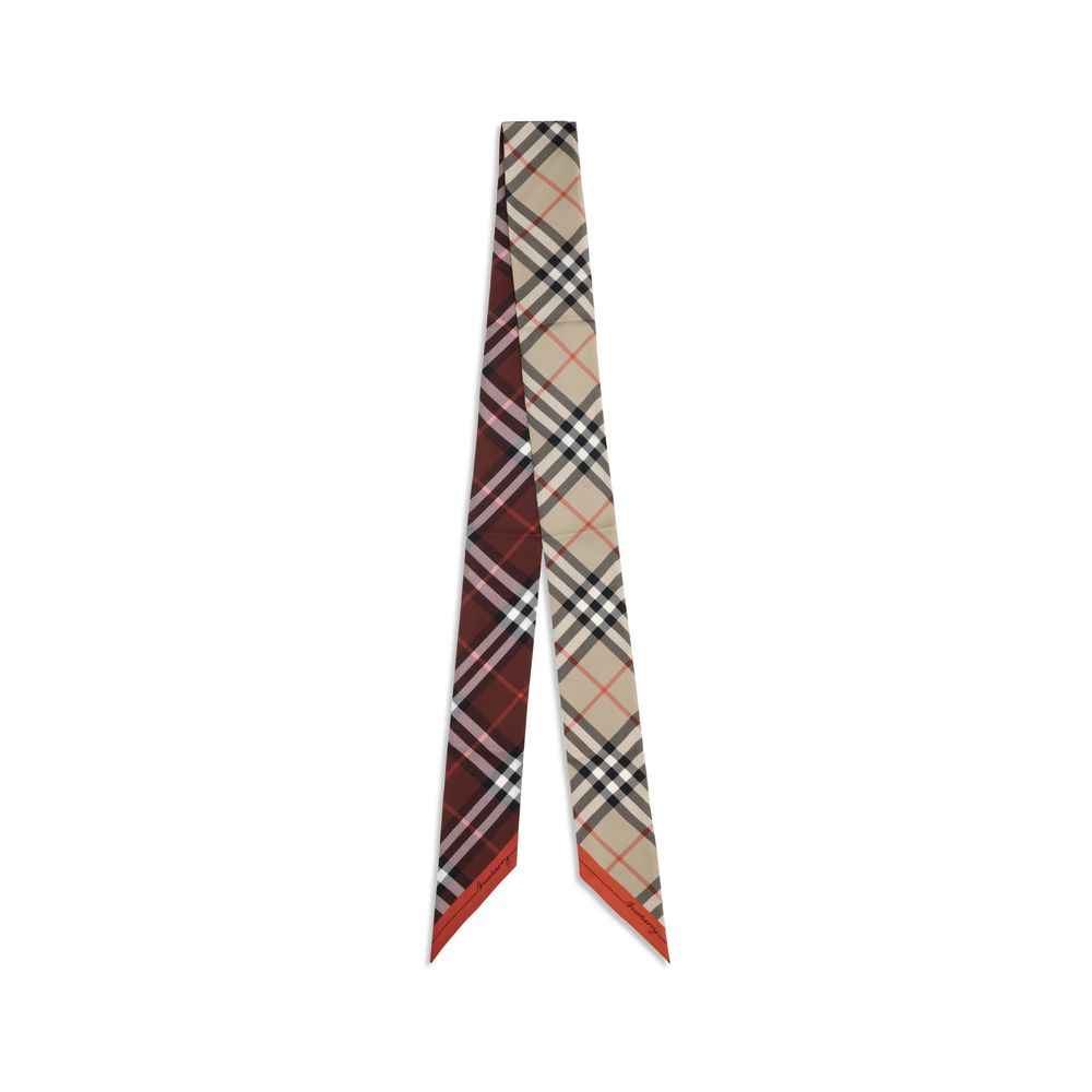 Burberry Beige Silk Scarf