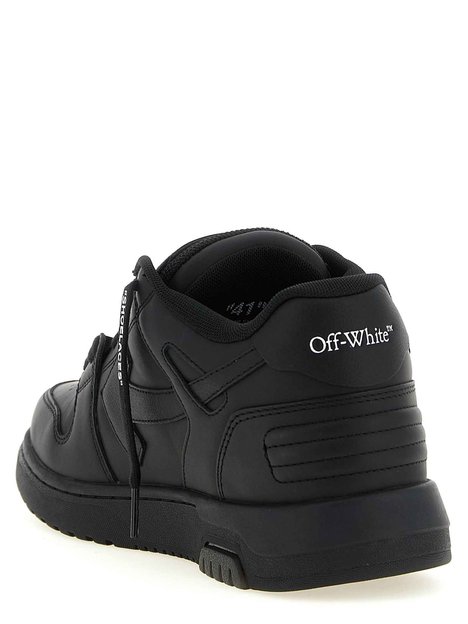 Off-White Bicolor Calfskin Low Top Sneakers