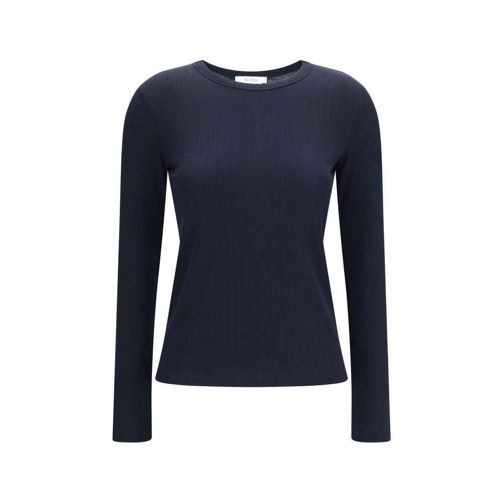 Max Mara Blue Lyocell Sweatshirt