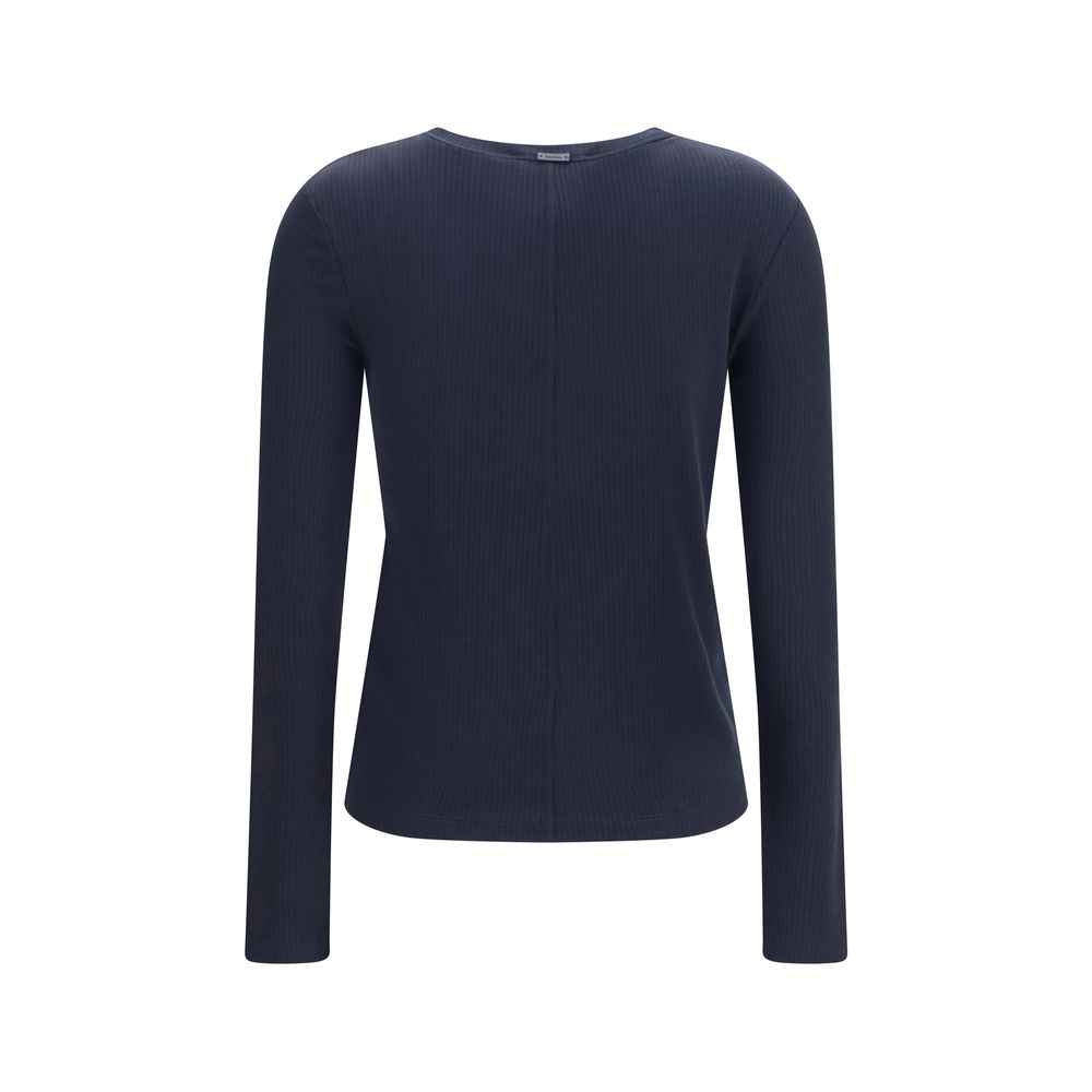 Max Mara Blue Lyocell Sweatshirt