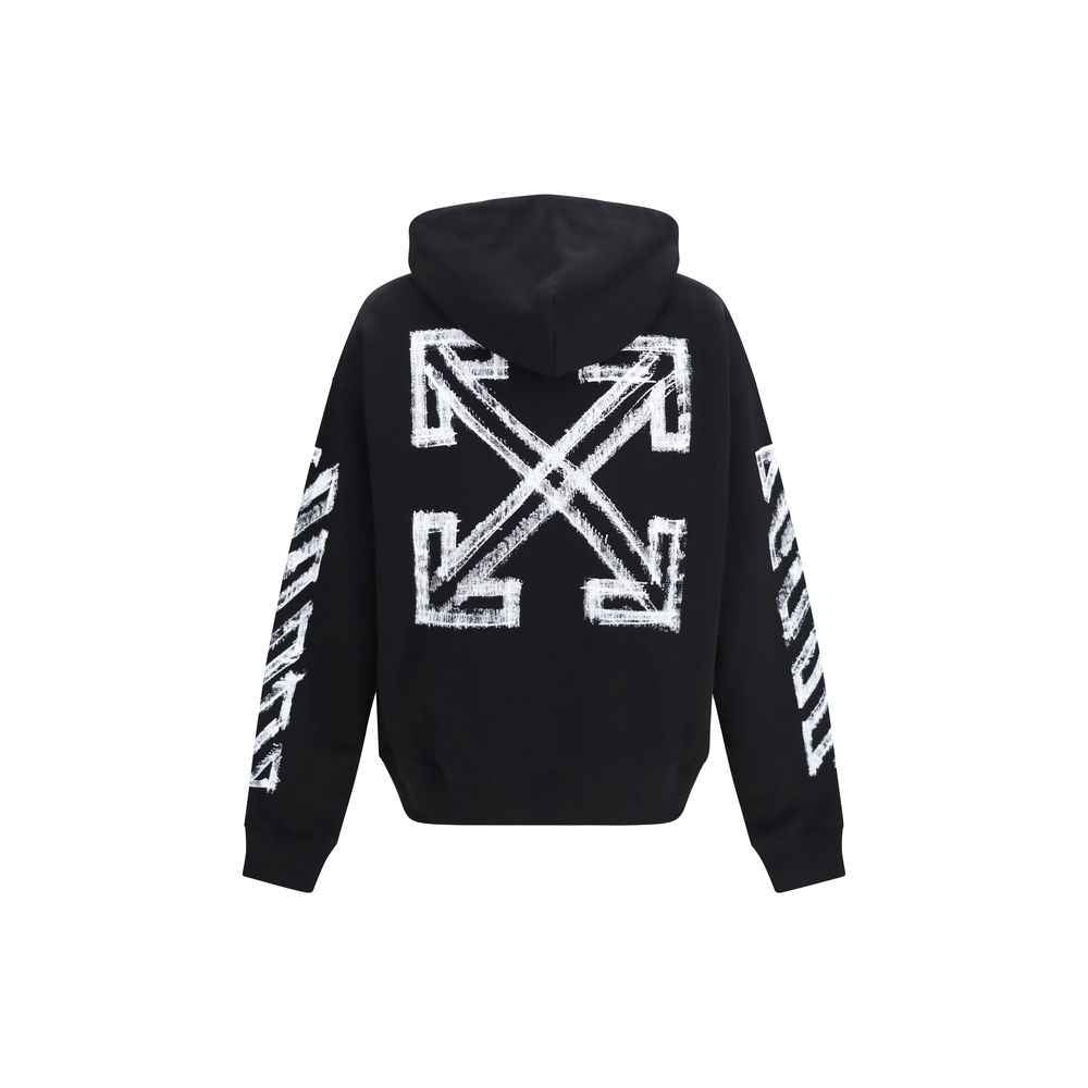 Off-White Black Cotton Sweatshirt