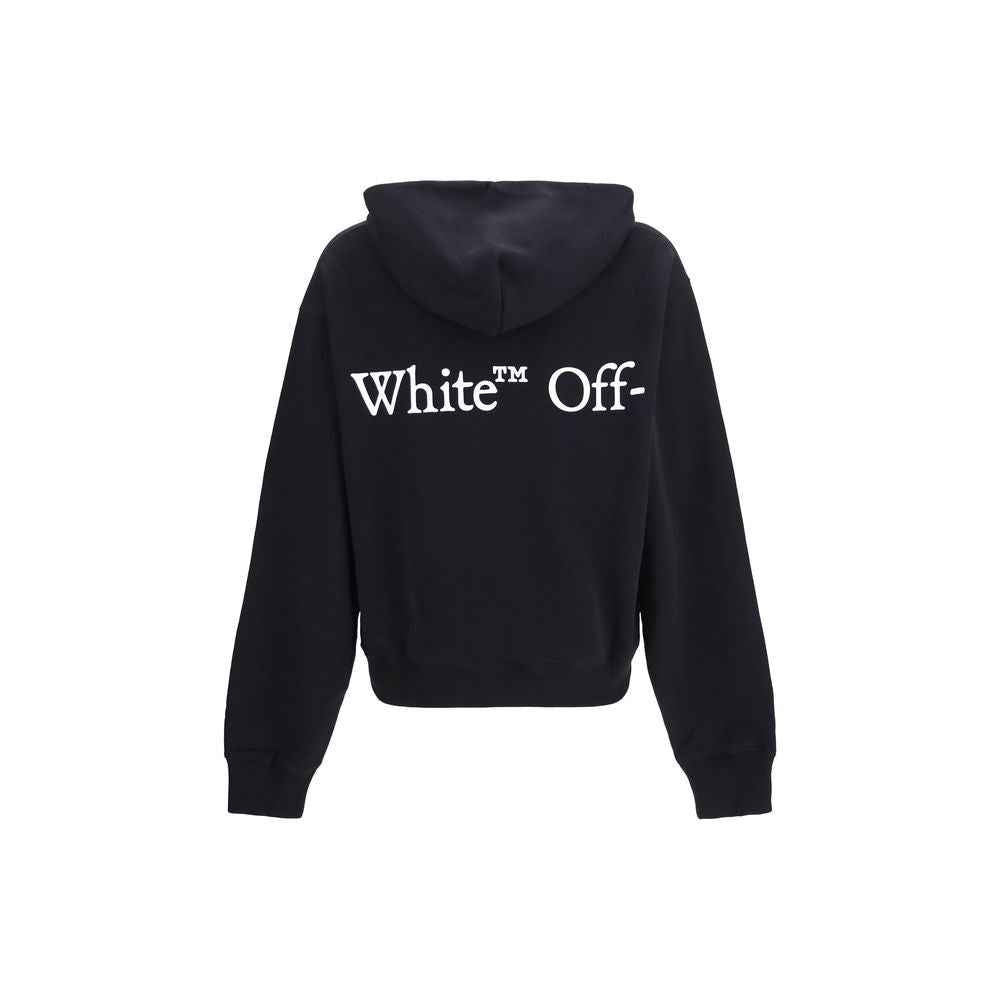Off-White Black Cotton Sweatshirt
