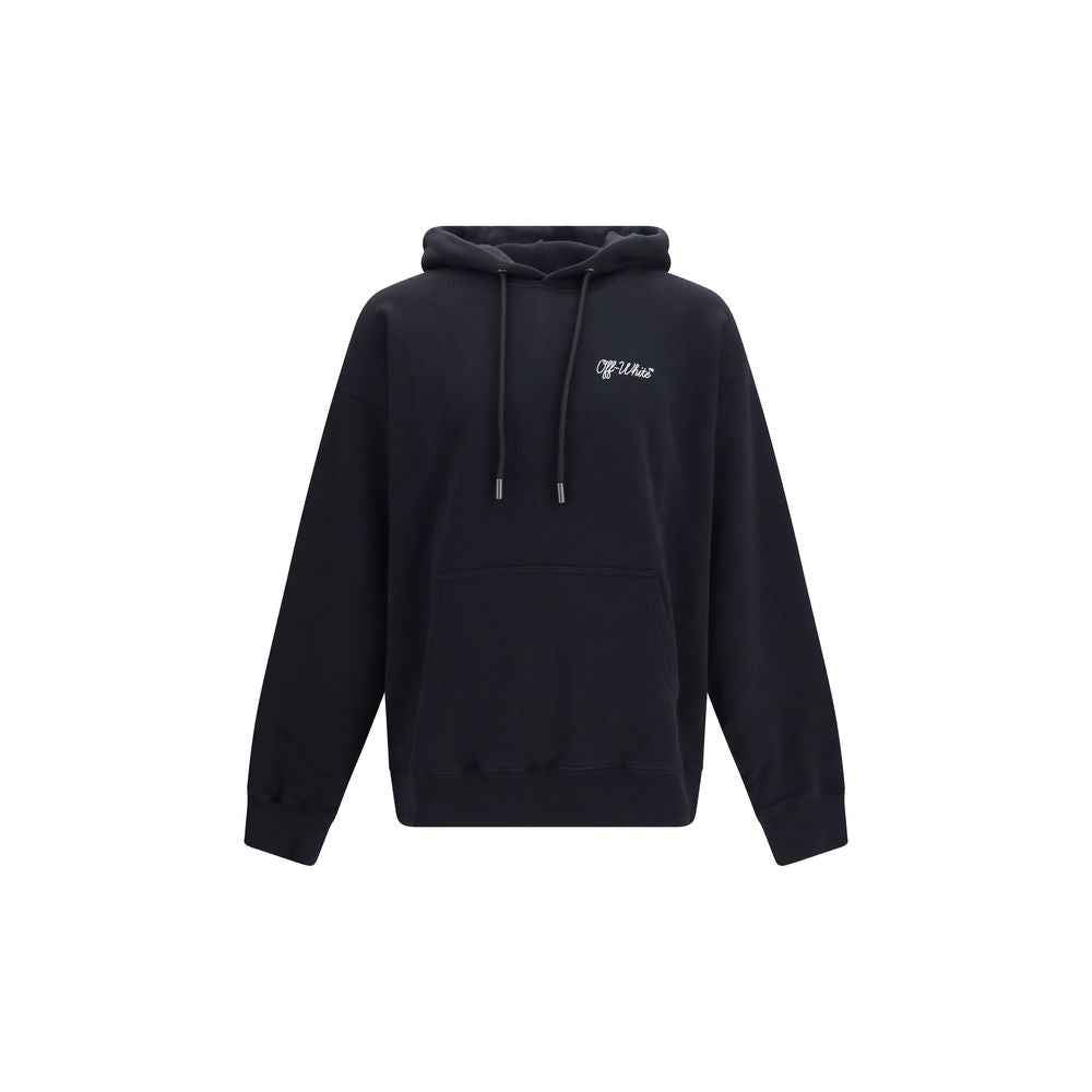 Off-White Black Cotton Sweatshirt