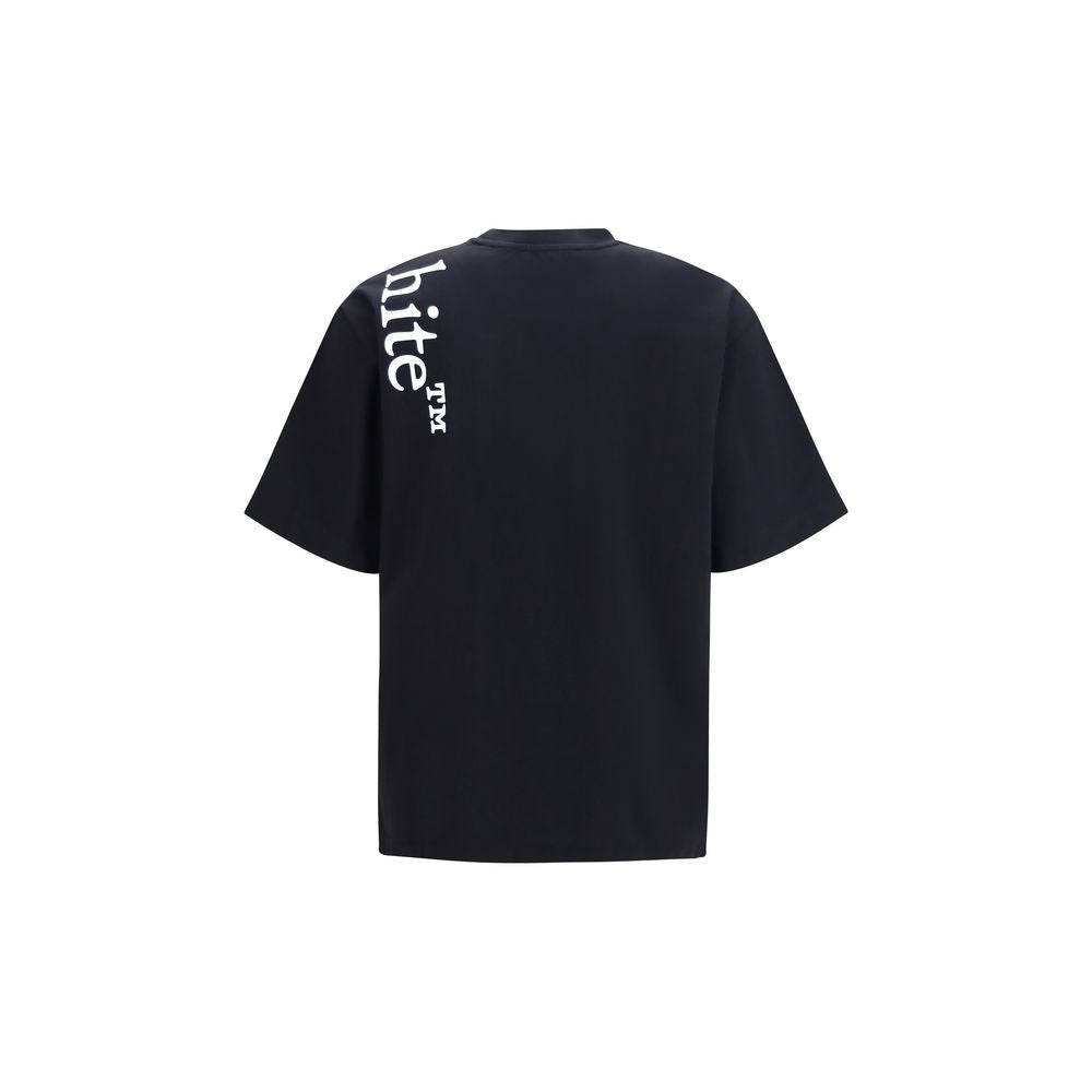 Off-White Black Cotton T-Shirt