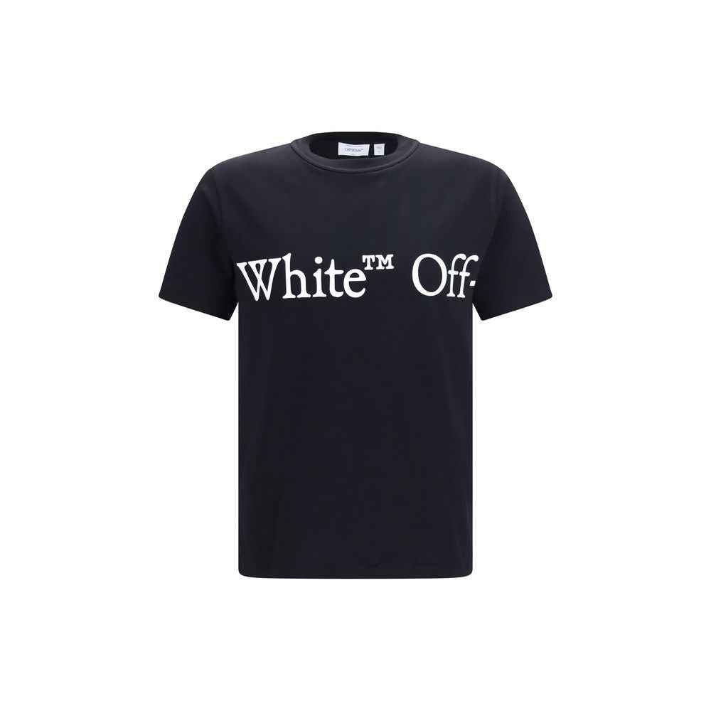 Off-White Black Cotton T-Shirt