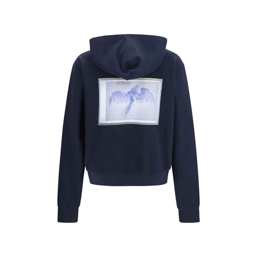 Maison Margiela Blue Cotton Sweatshirt