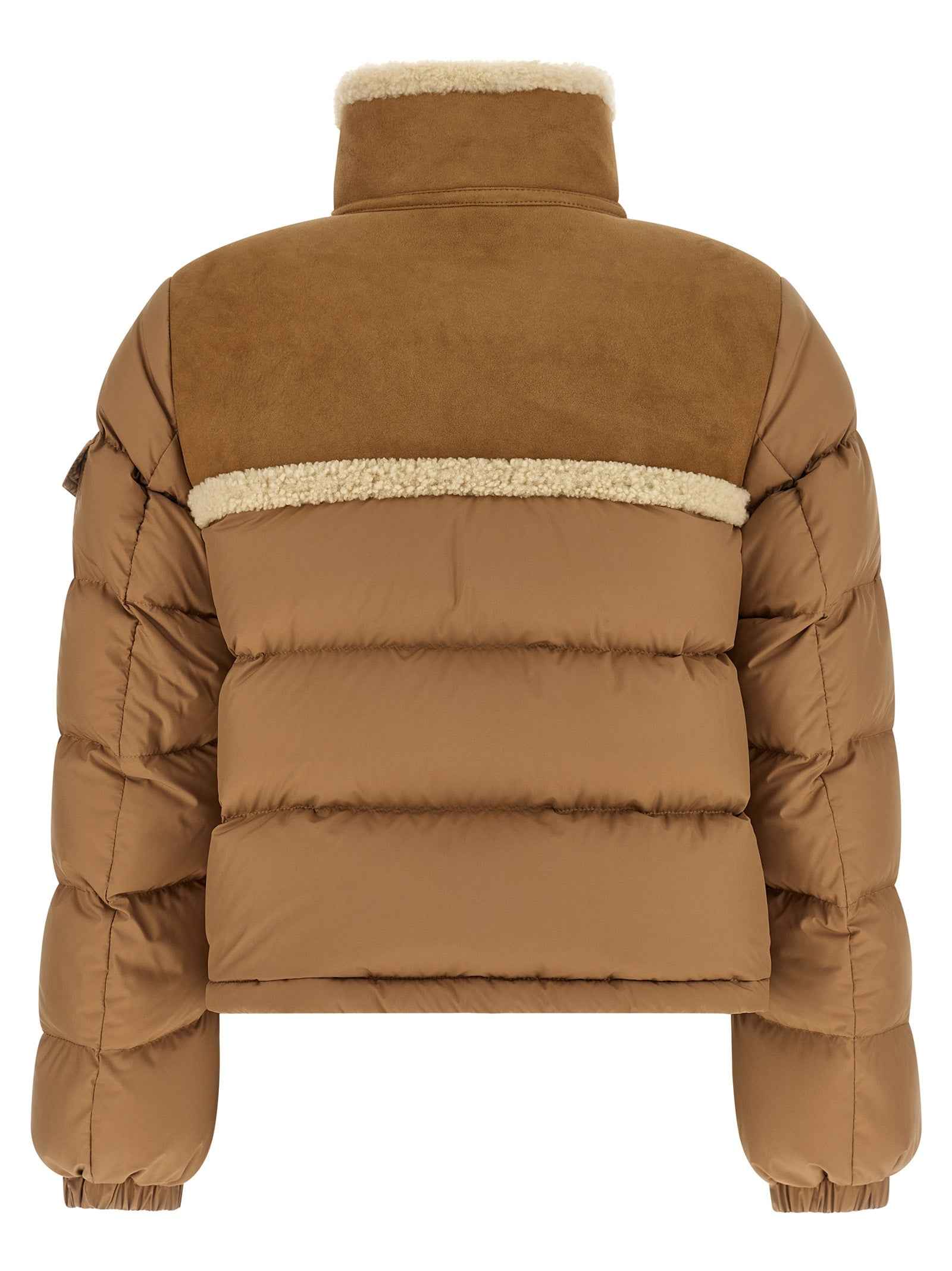 Moncler Beige Polyester Full-Length Jacket