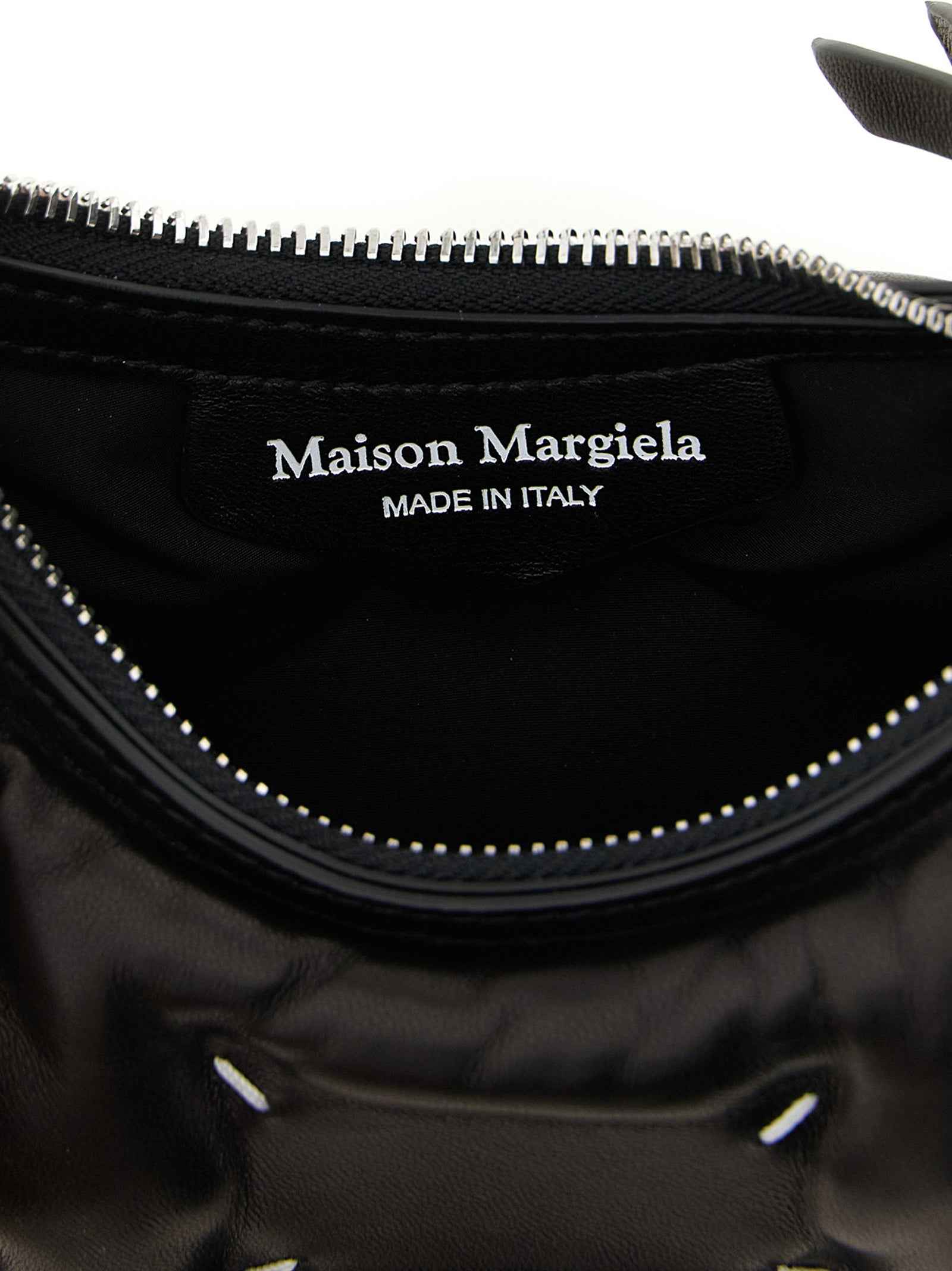 Maison Margiela Black Lamb Leather Crossbody Bag