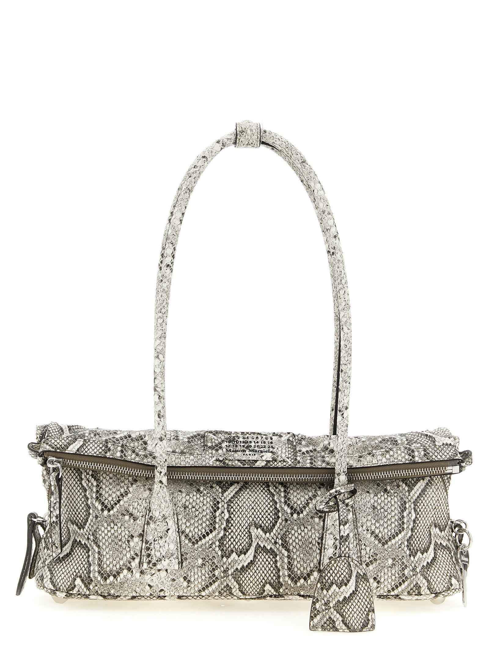 Maison Margiela White Goatskin Shoulder Bag