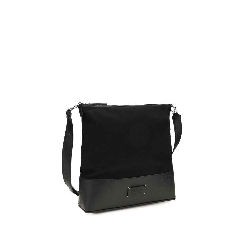 Maison Margiela Black Calf Leather Bos Taurus Shoulder Bag