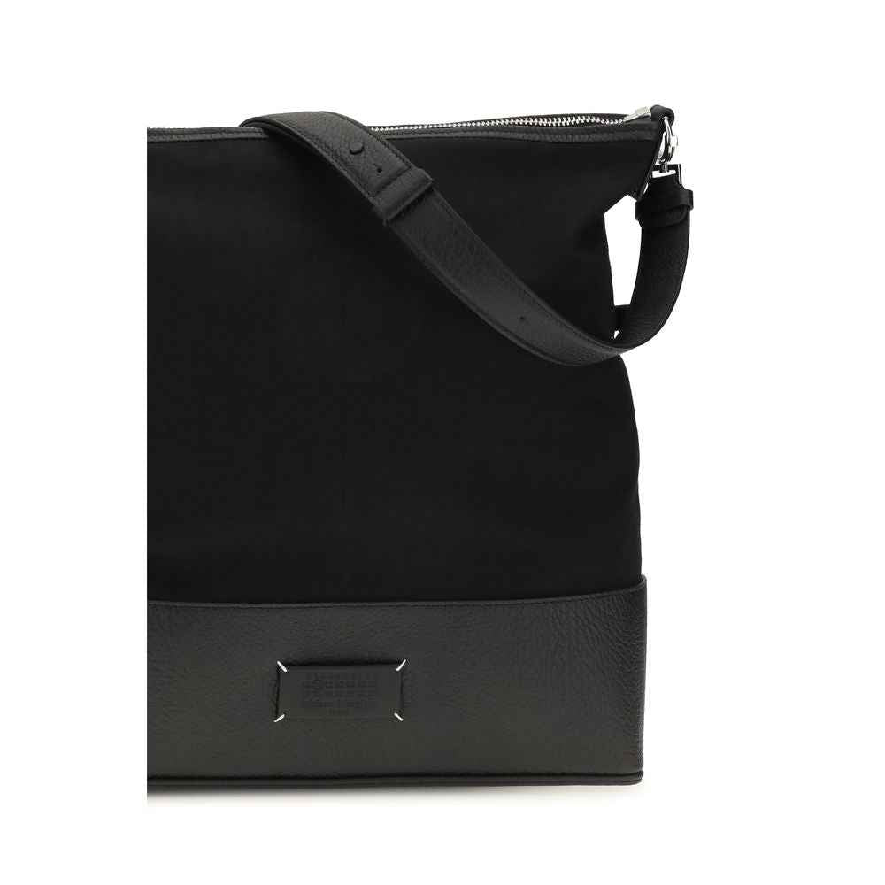 Maison Margiela Black Calf Leather Bos Taurus Shoulder Bag