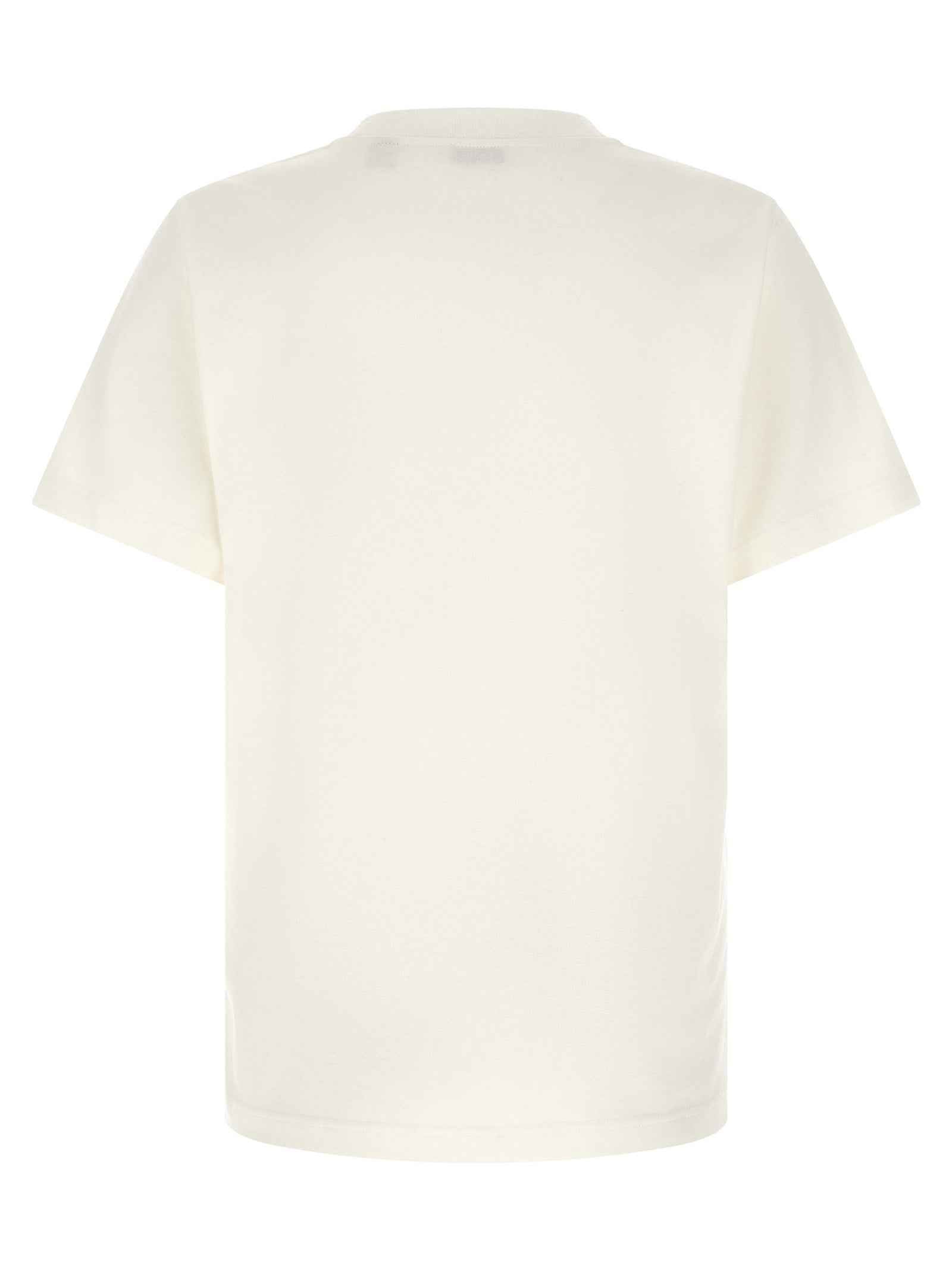 Burberry White Cotton T-Shirt
