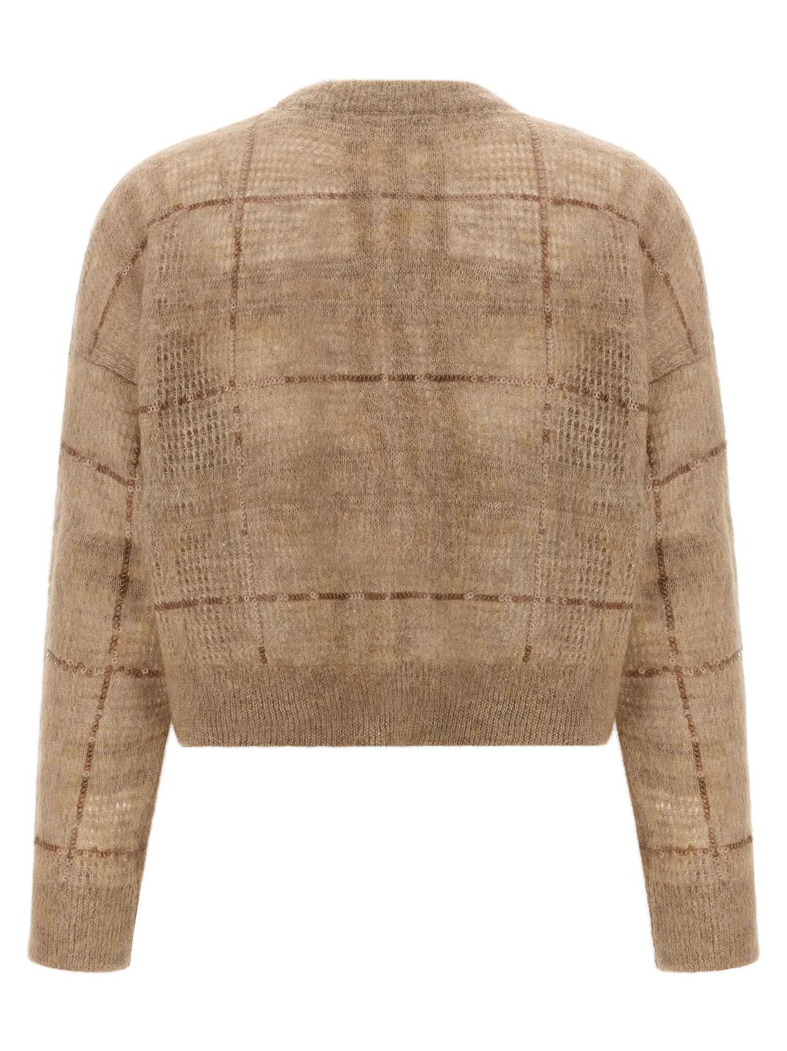 Brunello Cucinelli Beige Wool Cardigan