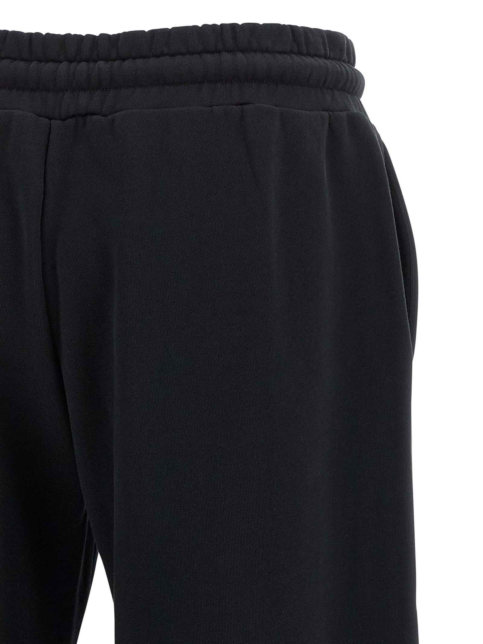 Off-White Black Cotton Joggers (Workout Pants)