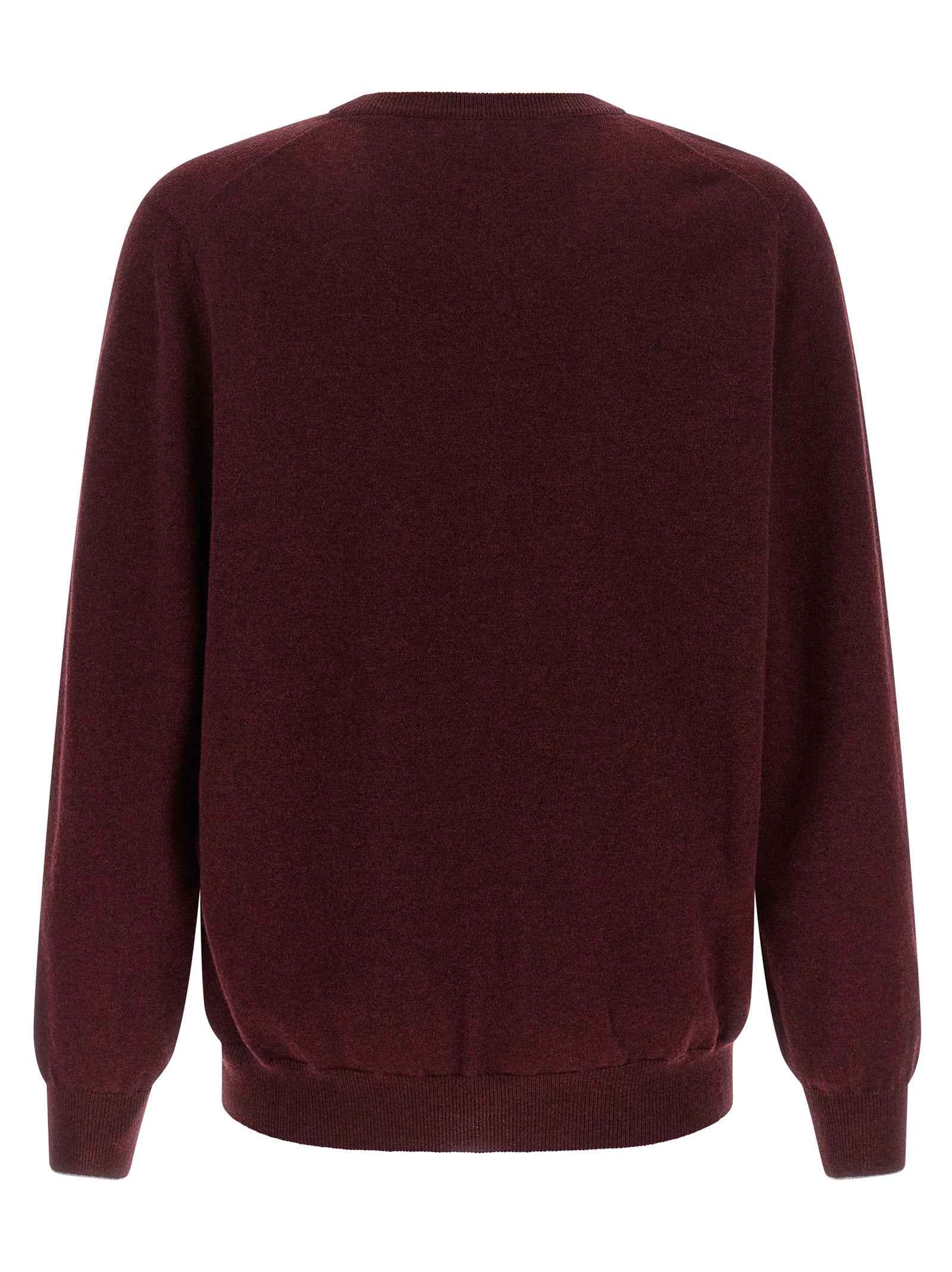 Brunello Cucinelli Bordeaux Cashmere Cardigan