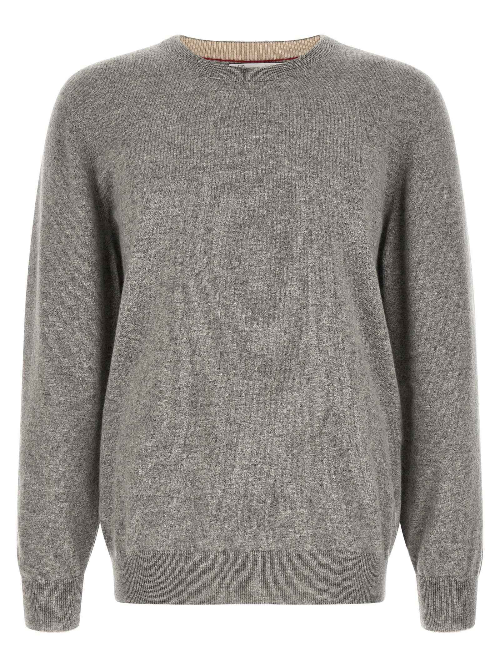 Brunello Cucinelli Gray Cashmere Cardigan