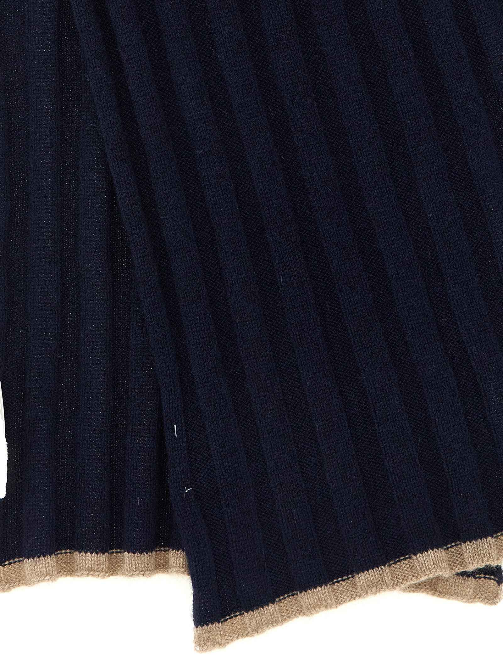 Brunello Cucinelli Blue Cashmere Scarf