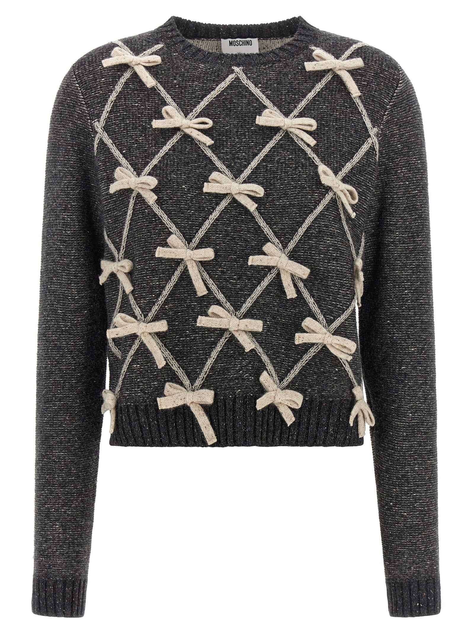 Moschino Gray Wool Cardigan