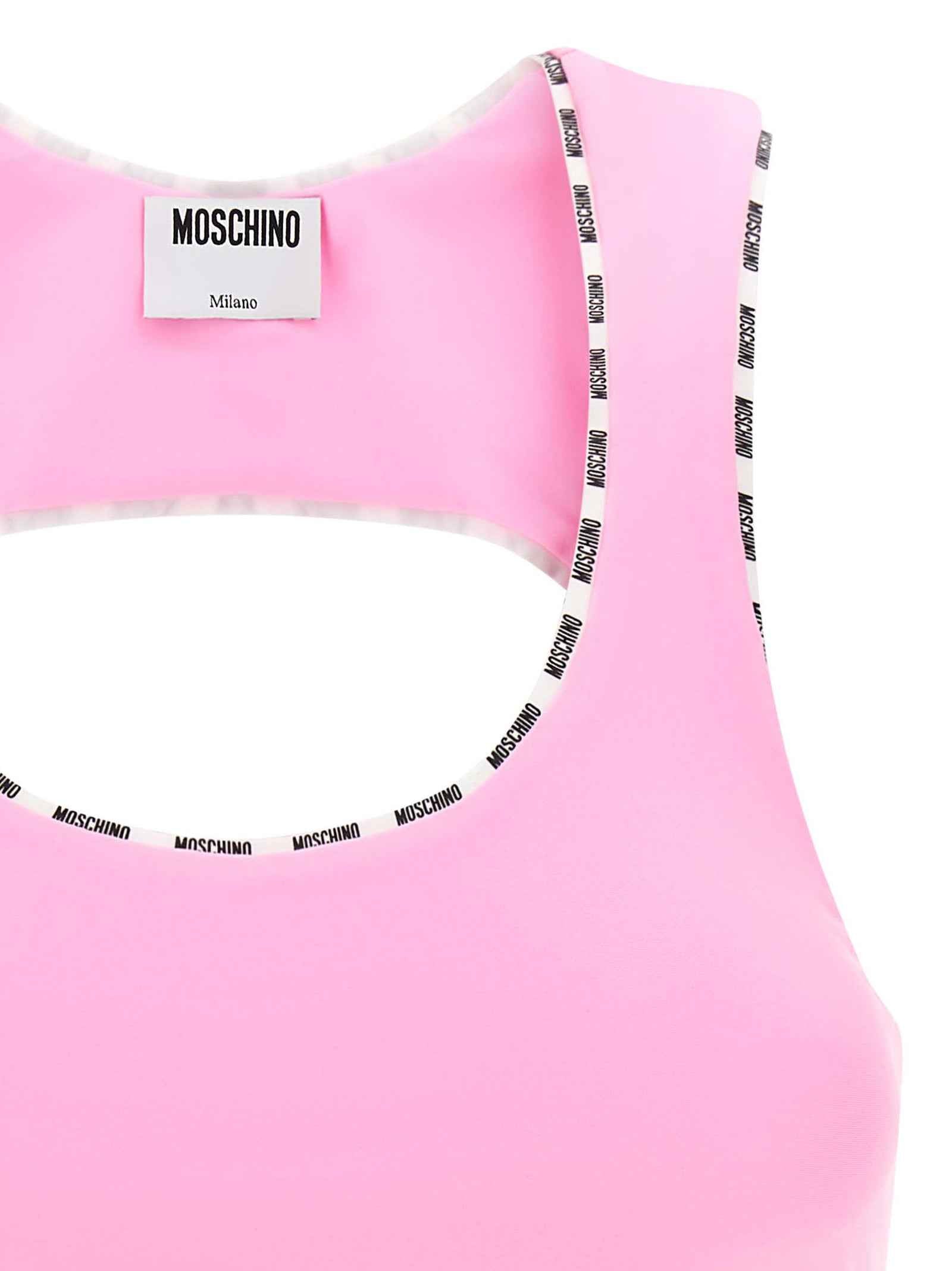 Moschino Multicolor Polyamide Sport Bra