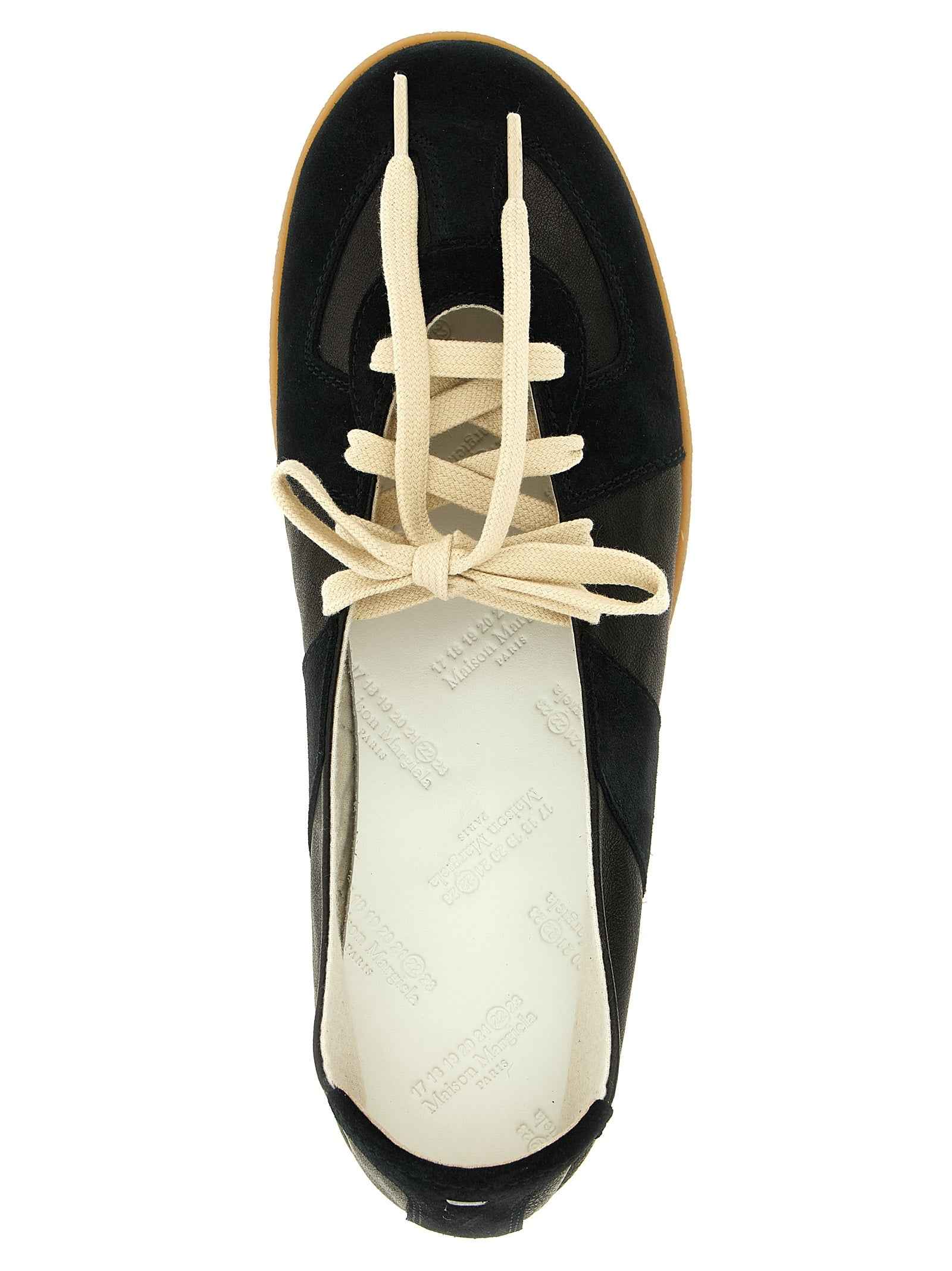 Maison Margiela Black Lamb Leather Ballet Flats